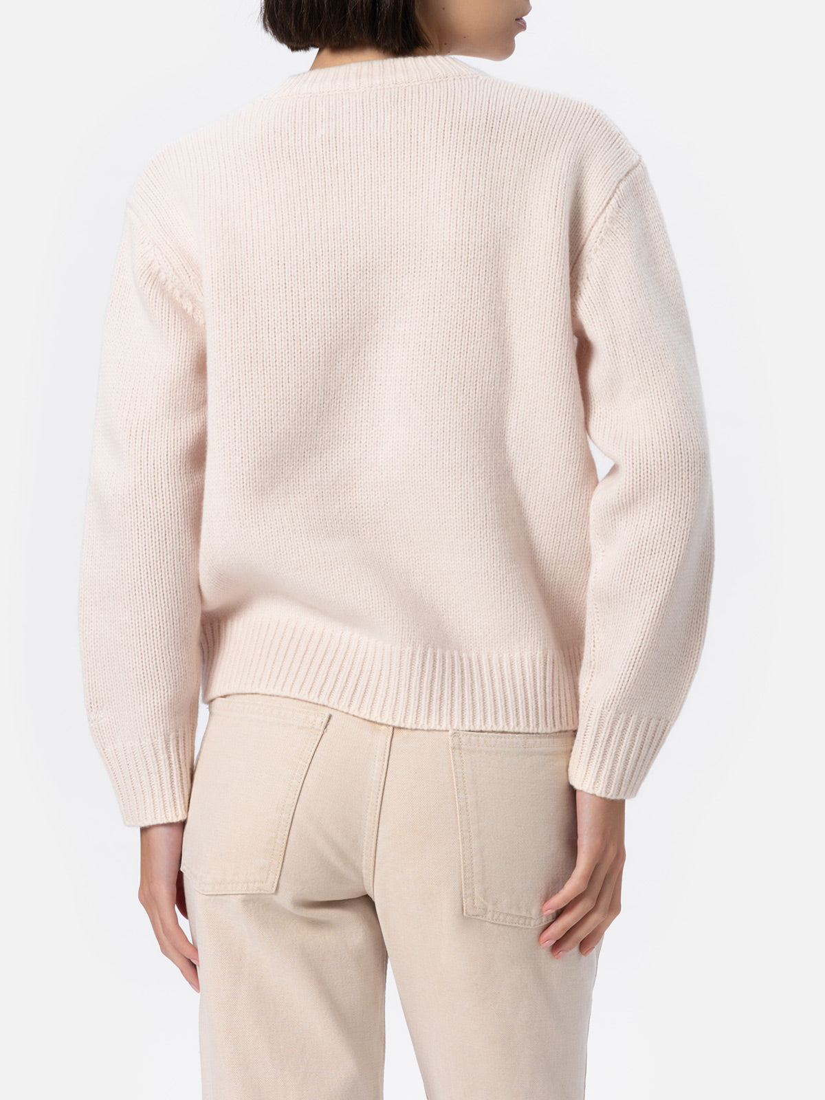 Kyla White Fair Isle Cortina Sweater