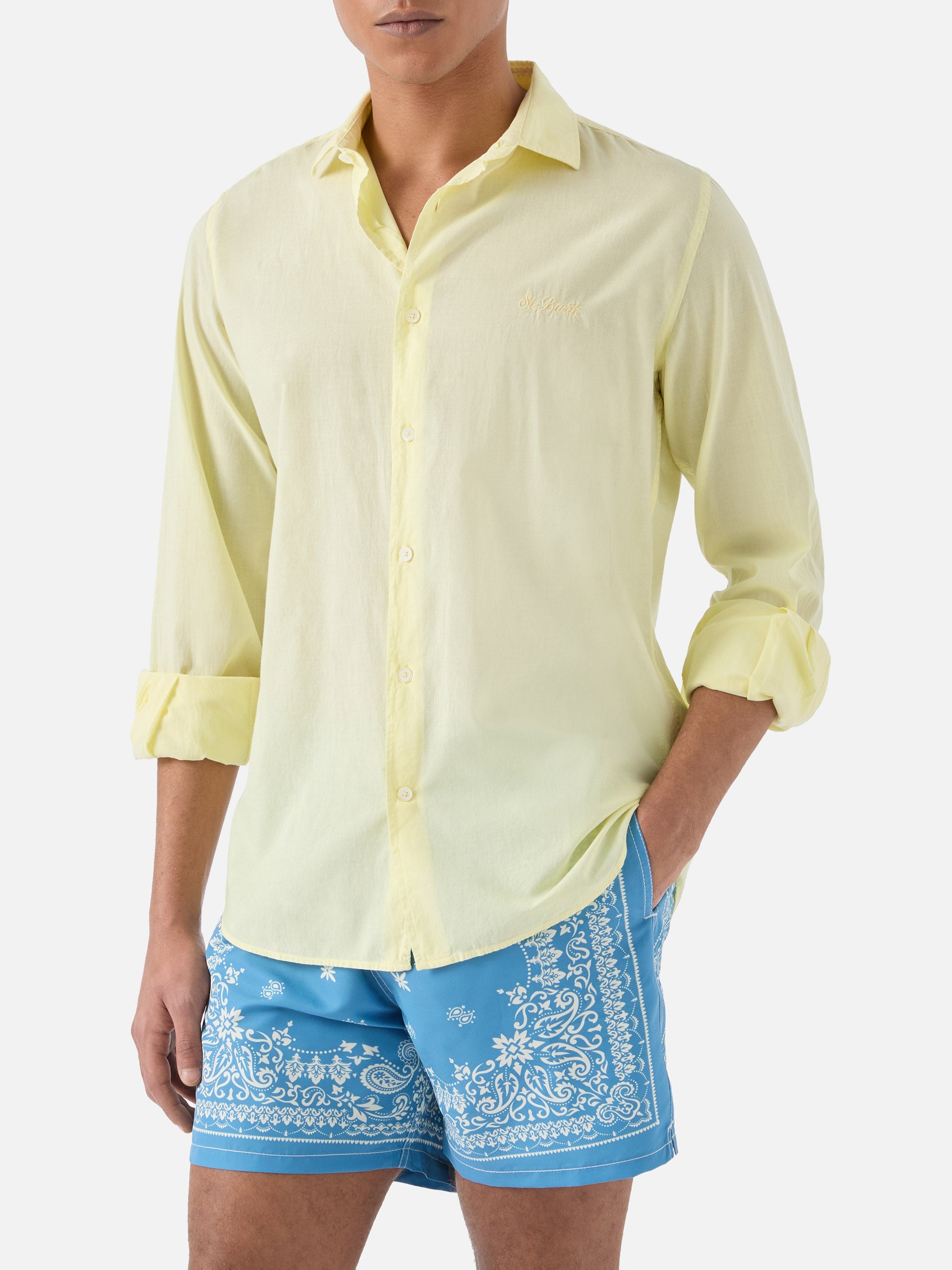 Butter Chemise Shirt Pure Cotton Yellow