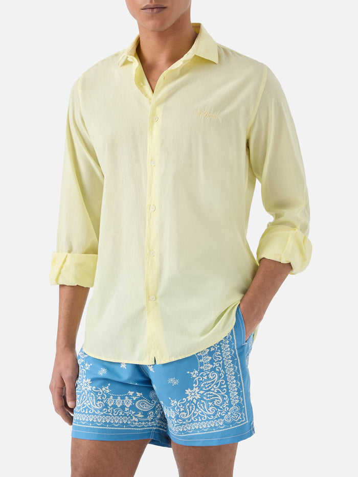 Butter Chemise Shirt Pure Cotton Yellow