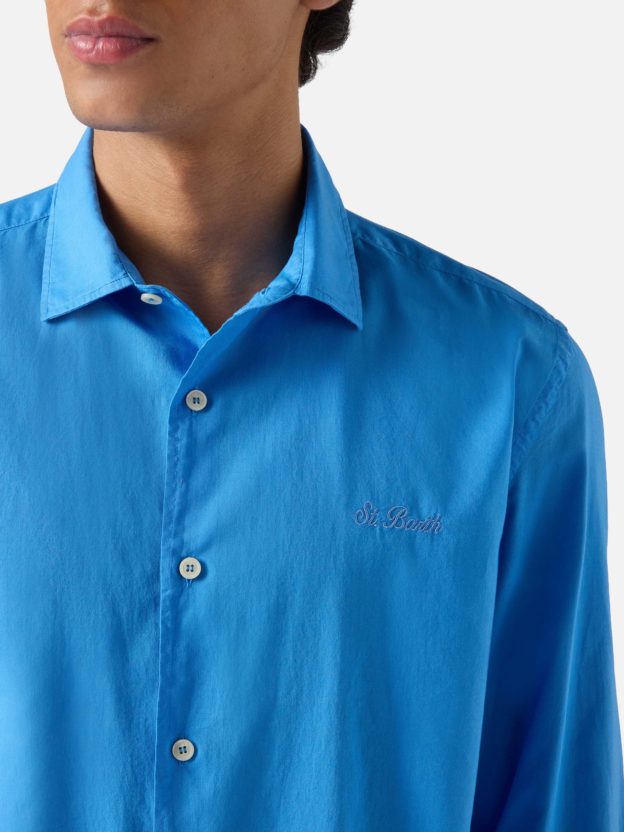 Blue Chemise Shirt Pure Cotton