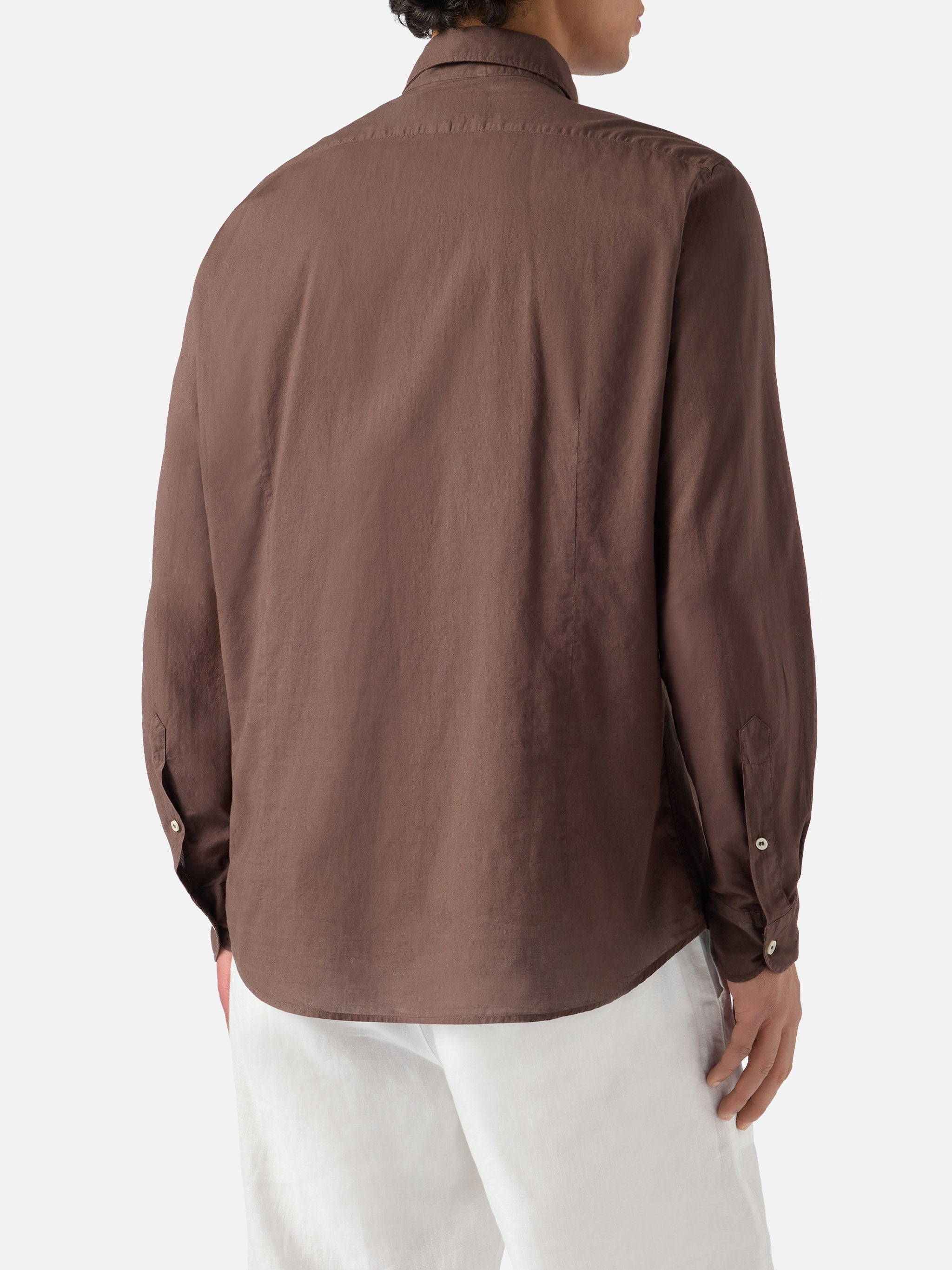 Brown Chemise Shirt Pure Cotton