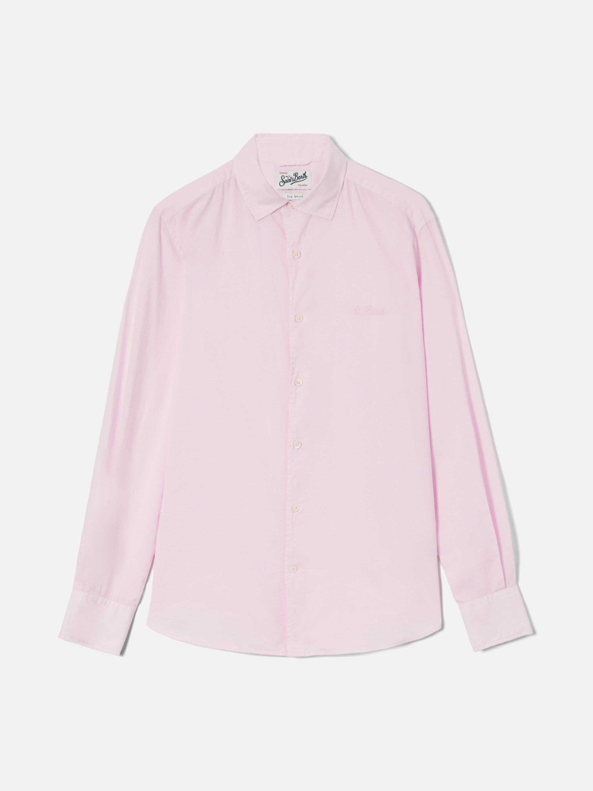 Pink Chemise Shirt Pure Cotton Voile