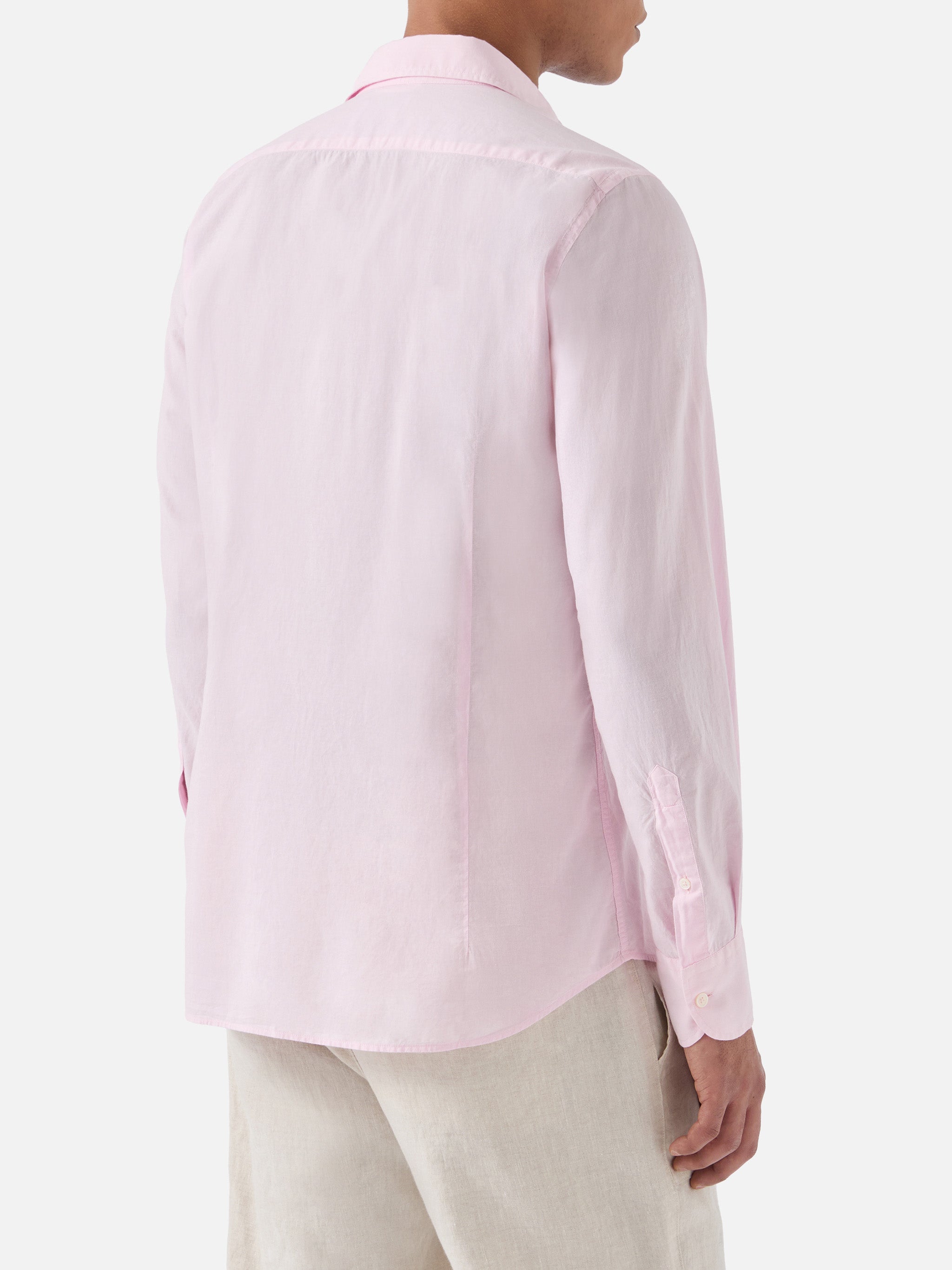 Pink Chemise Shirt Pure Cotton Voile
