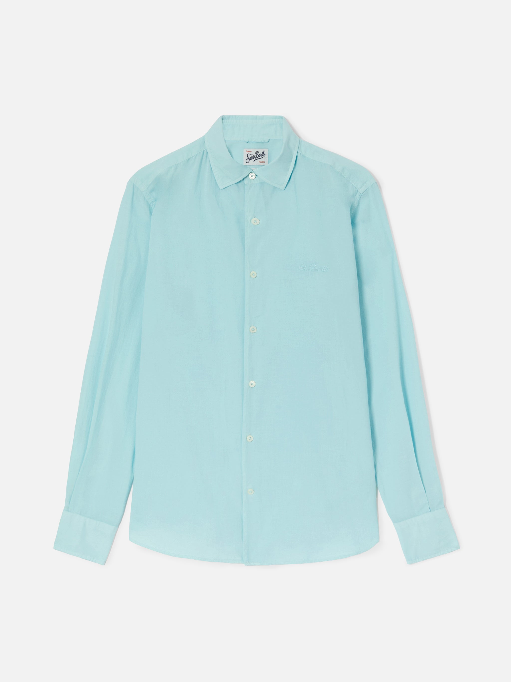 Aqua Green Chemise Shirt Pure Cotton