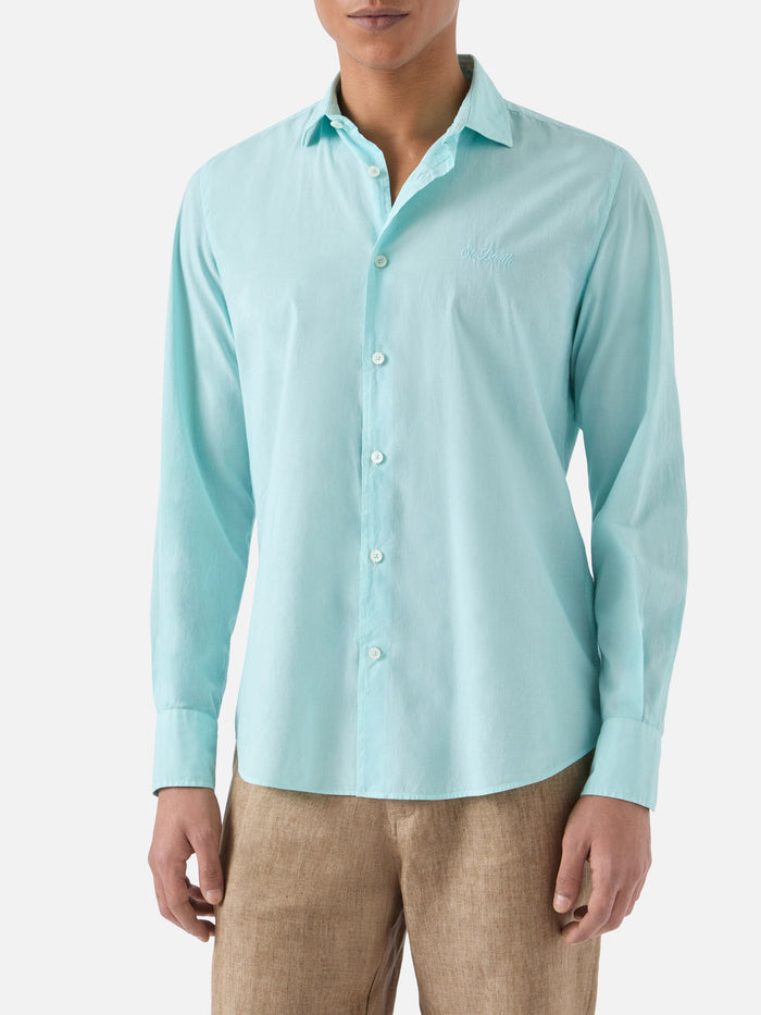 Aqua Green Chemise Shirt Pure Cotton
