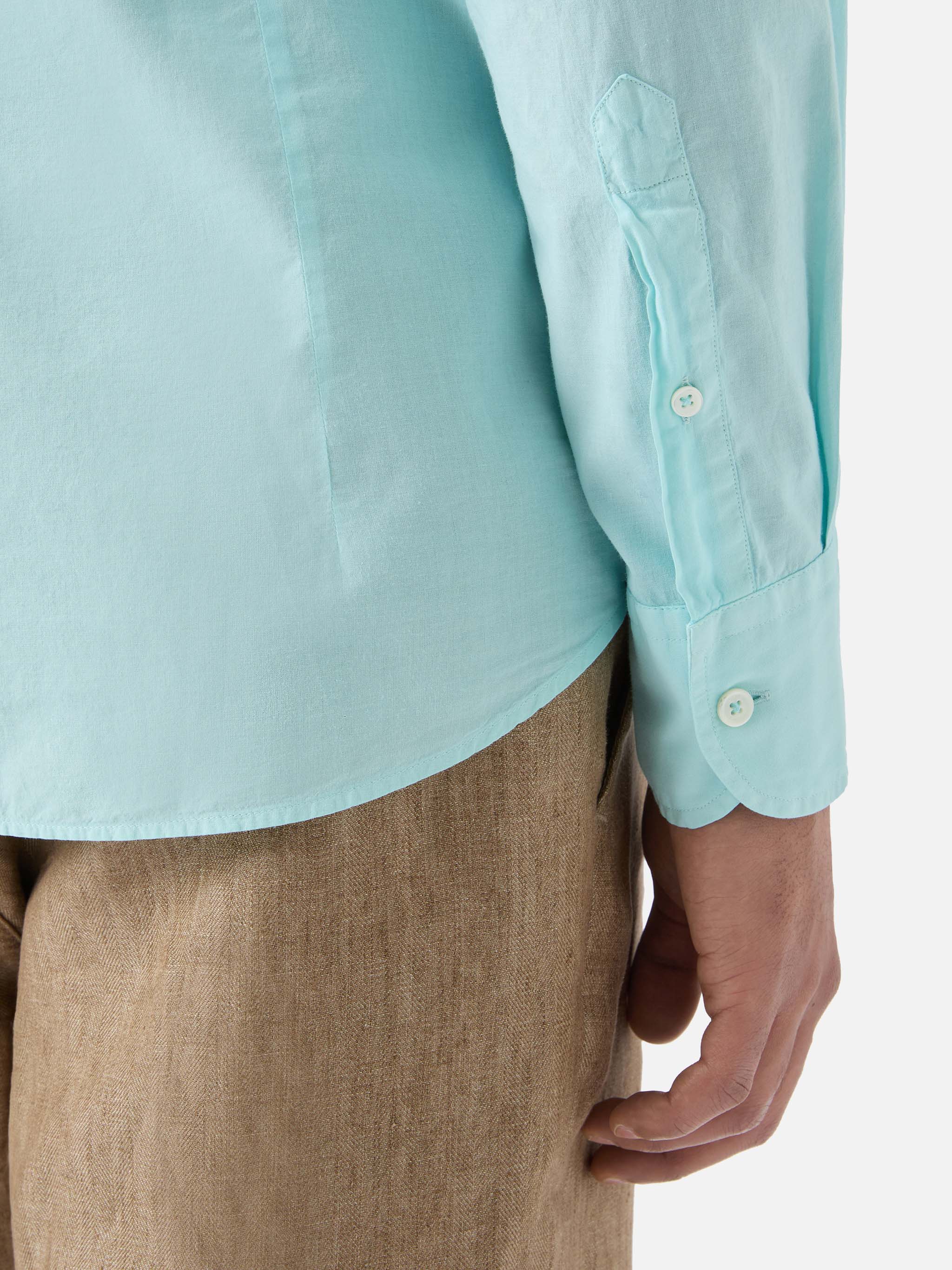 Aqua Green Chemise Shirt Pure Cotton