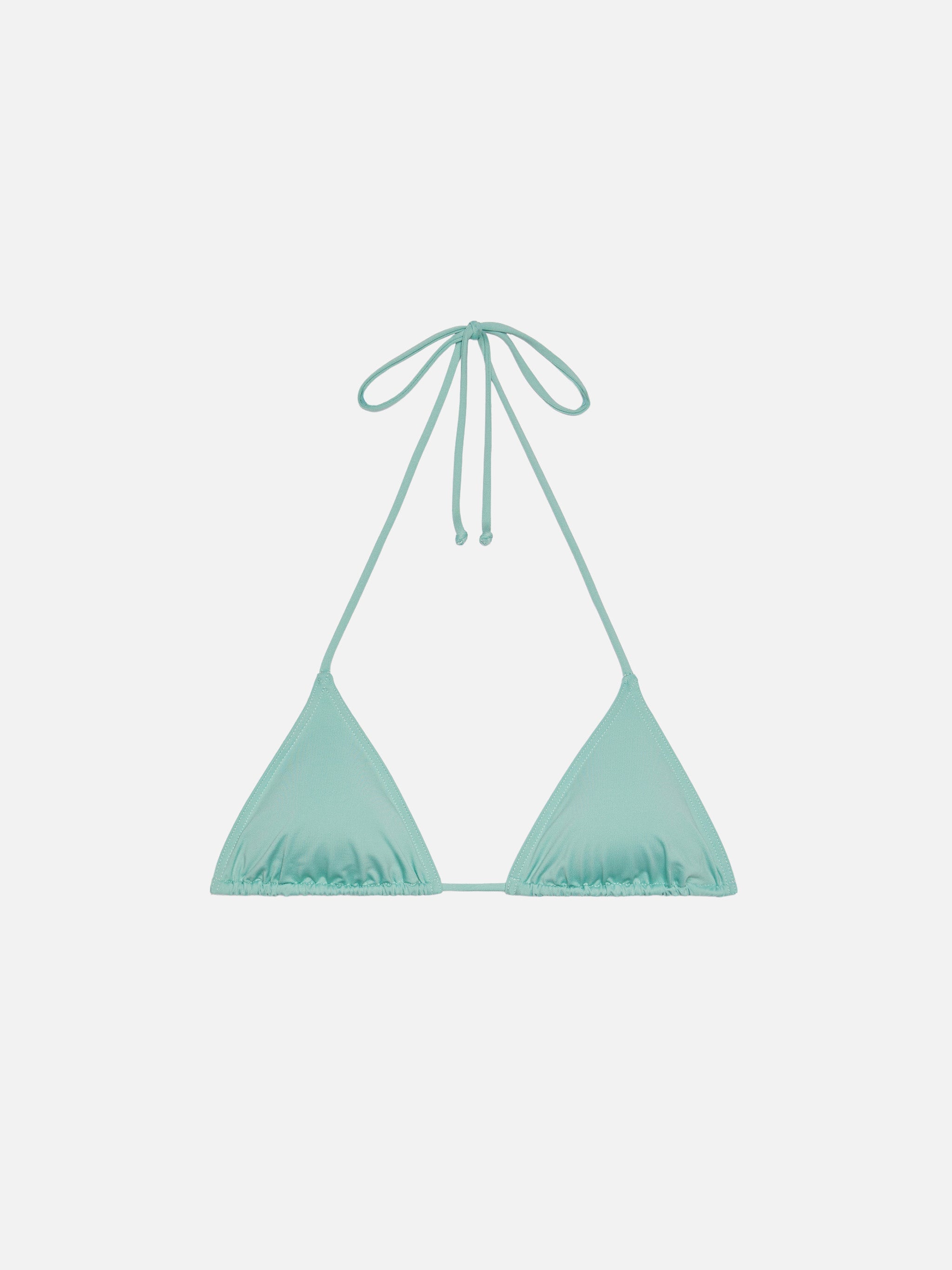 Leah Sage Green Triangle Top Swimsuit