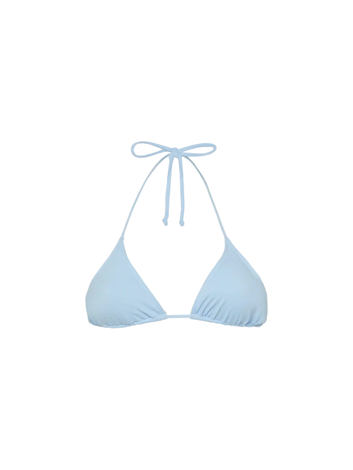 Leah Light Blue Triangle Top Swimsuit Sky