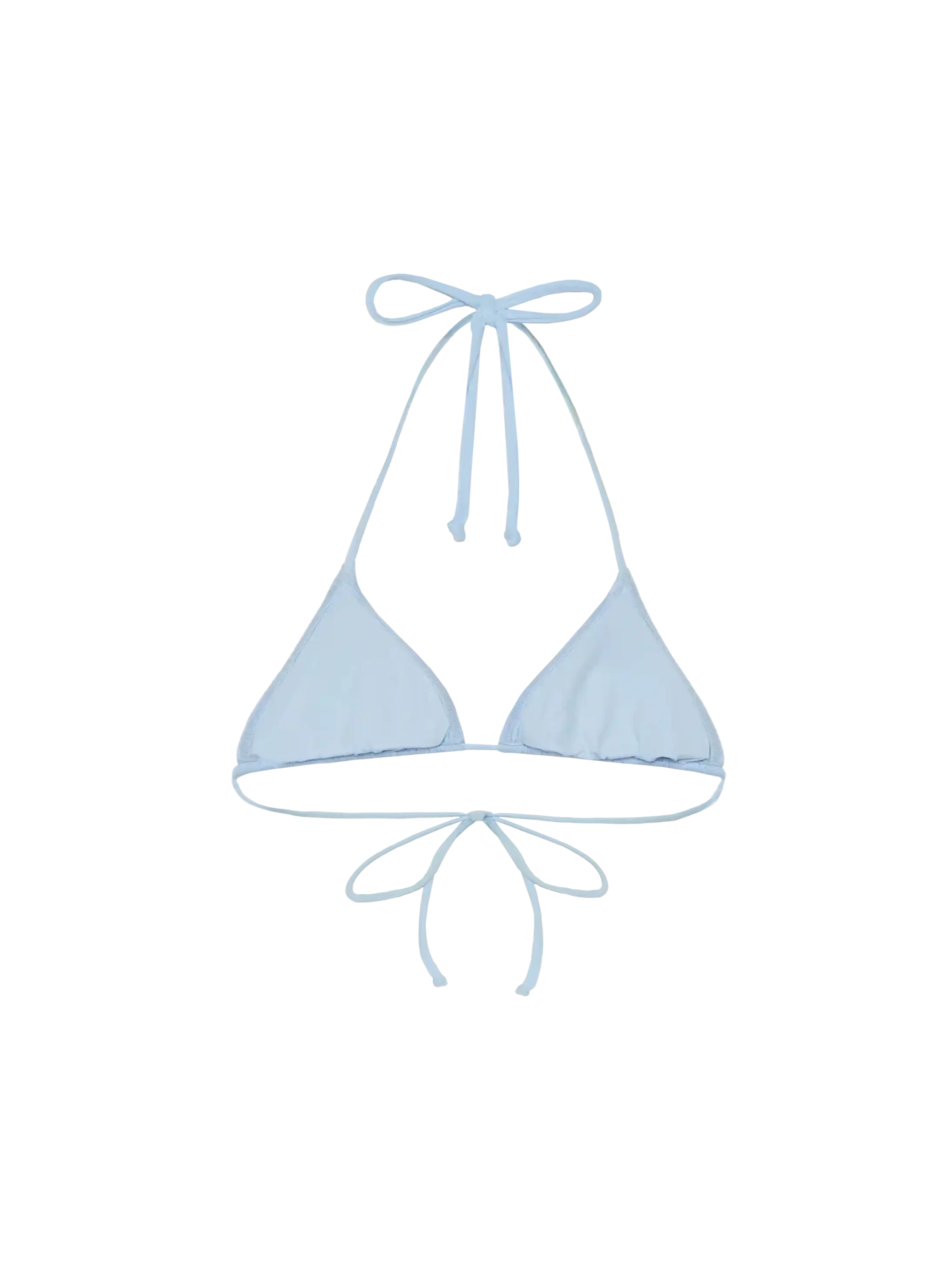 Leah Light Blue Triangle Top Swimsuit Sky