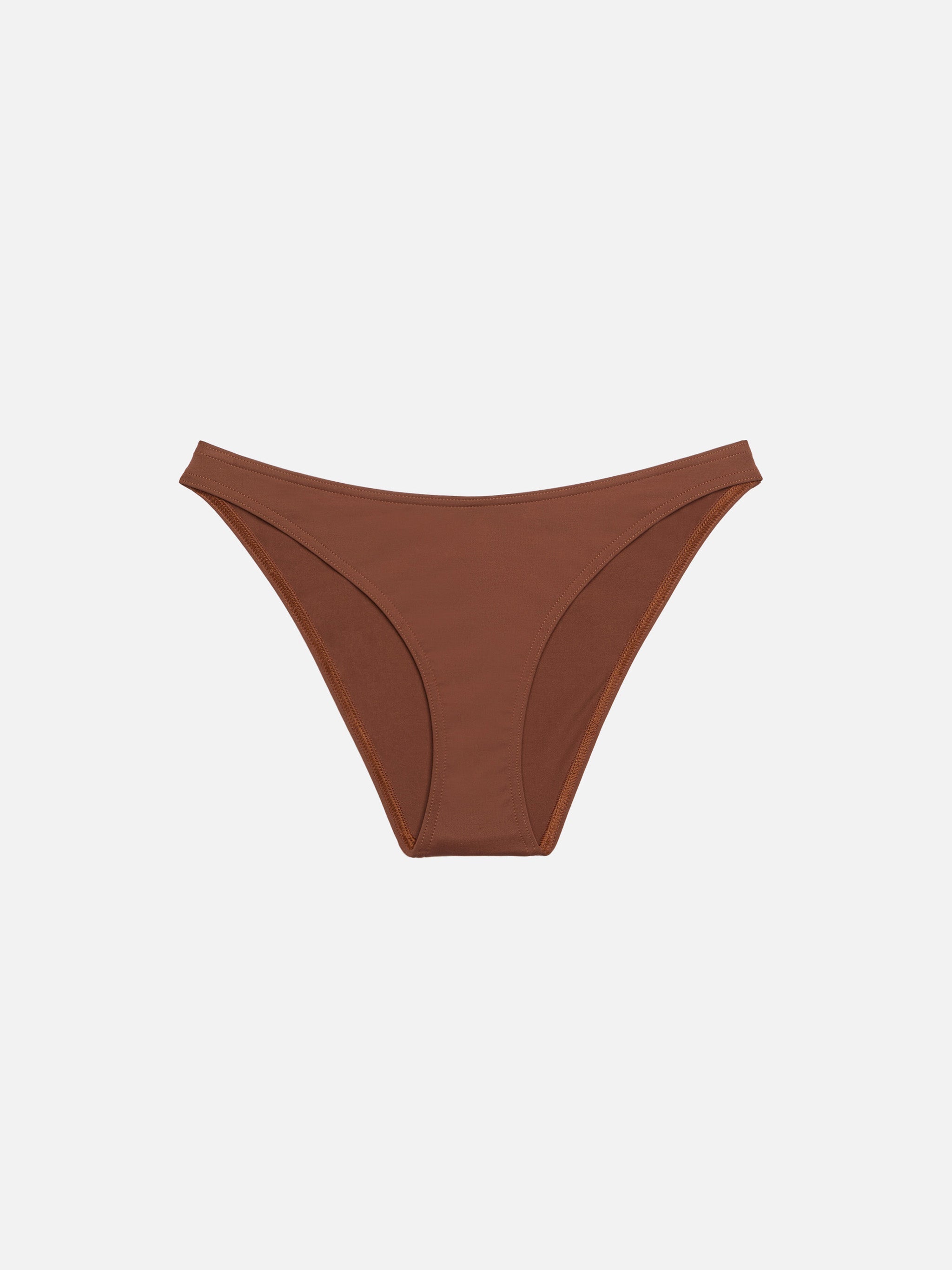 Lido Brown Classic Swim Briefs Bottom