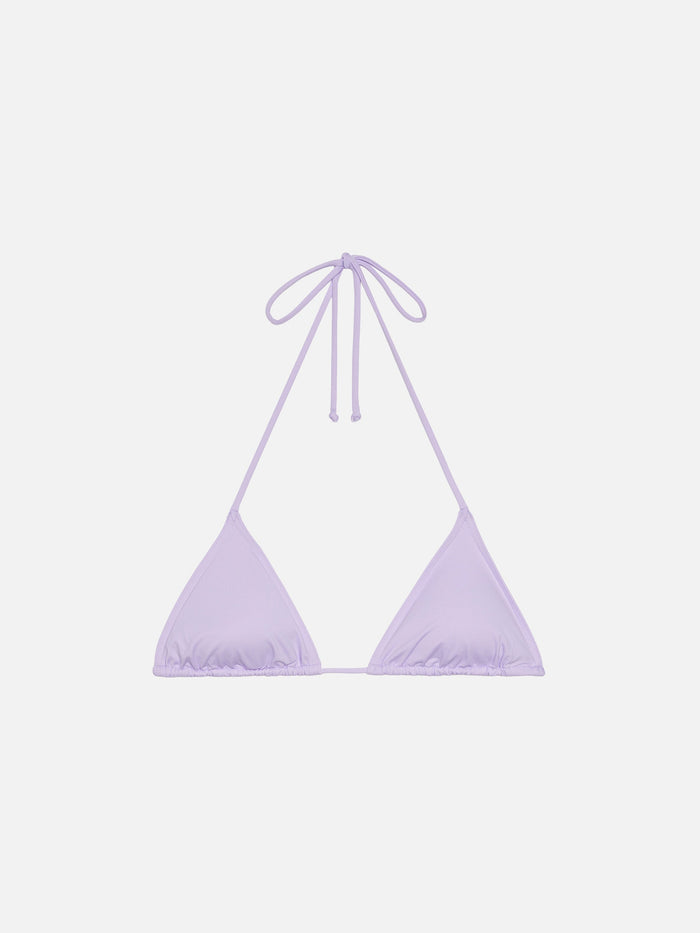 Leah Lilac Triangle Top Swimsuit Pink