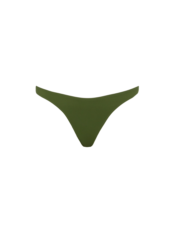 Lido Military Green Classic Swim Briefs Bottom