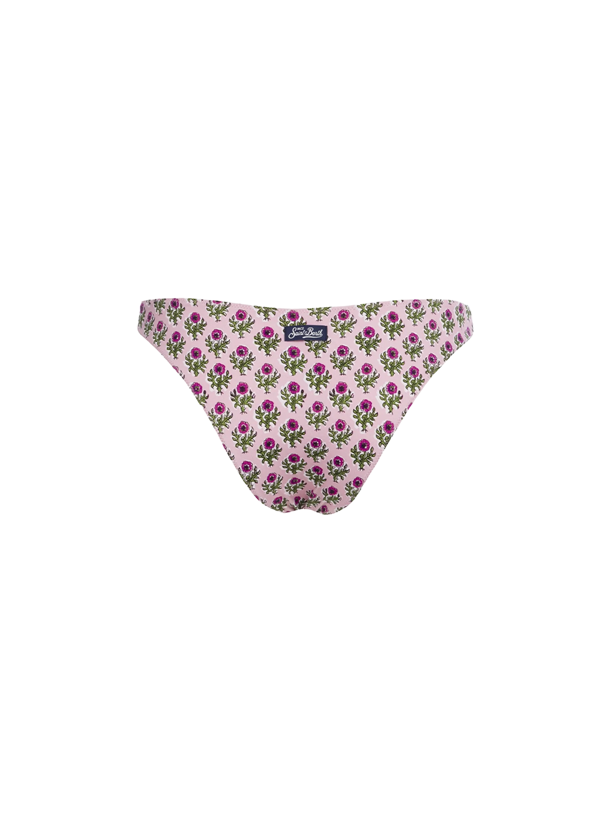 Lido Pink Floral Swim Briefs Bottom