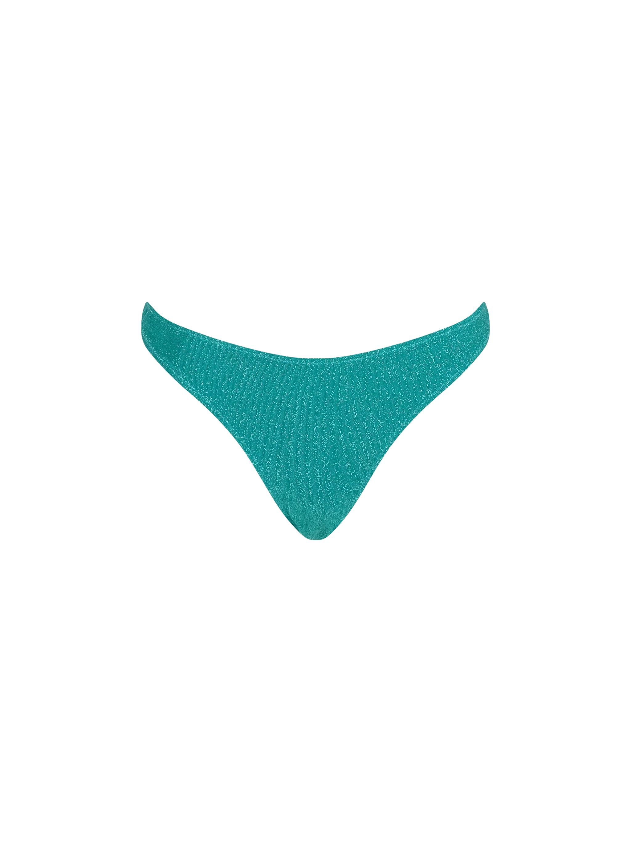 Lido Teal Lurex Swim Briefs Green Bottom