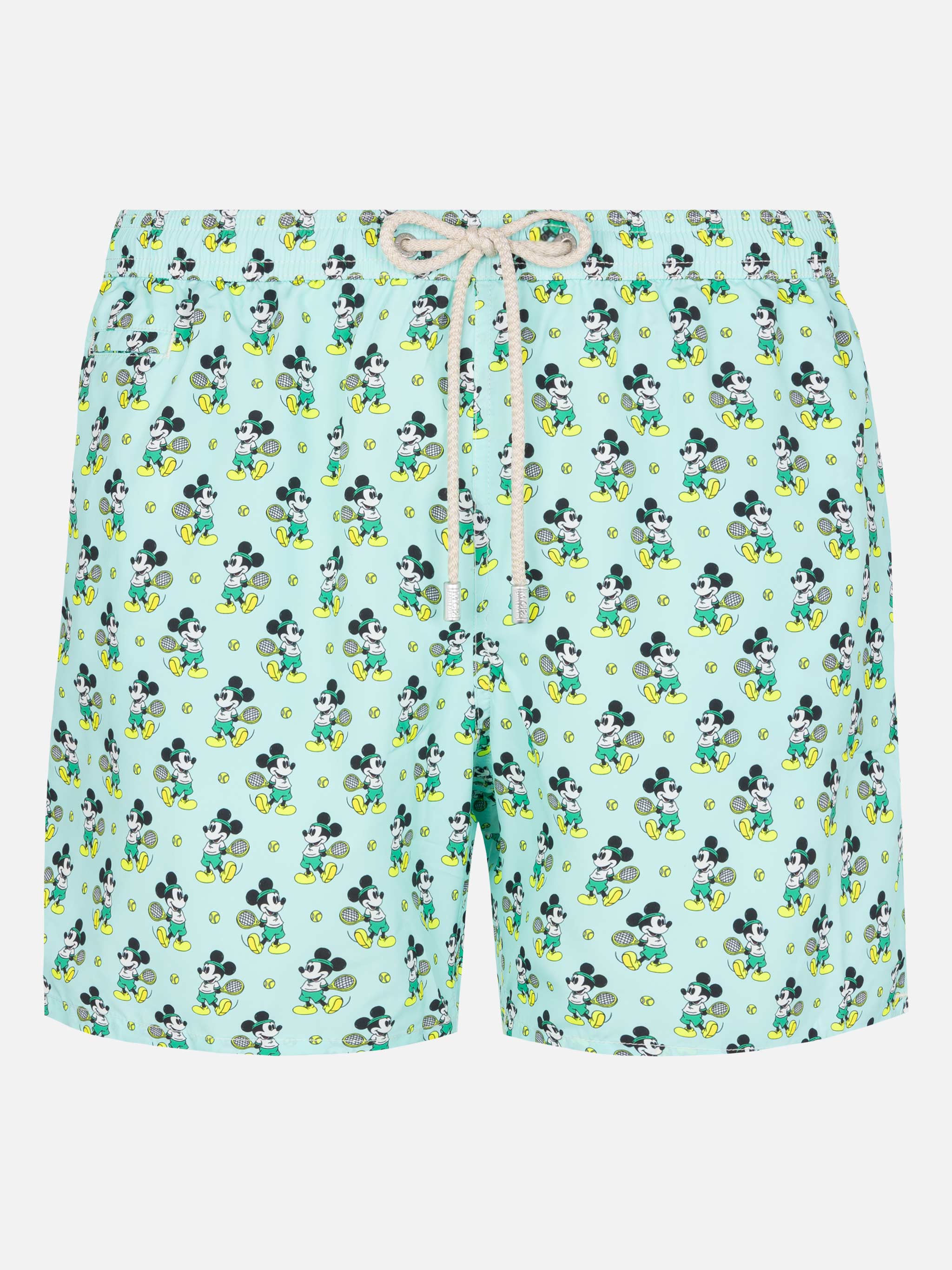 Lightweight Fabric Swim Shorts Lighting With Mickey Mouse Print | Disney® Special Edition Blue Swimshort