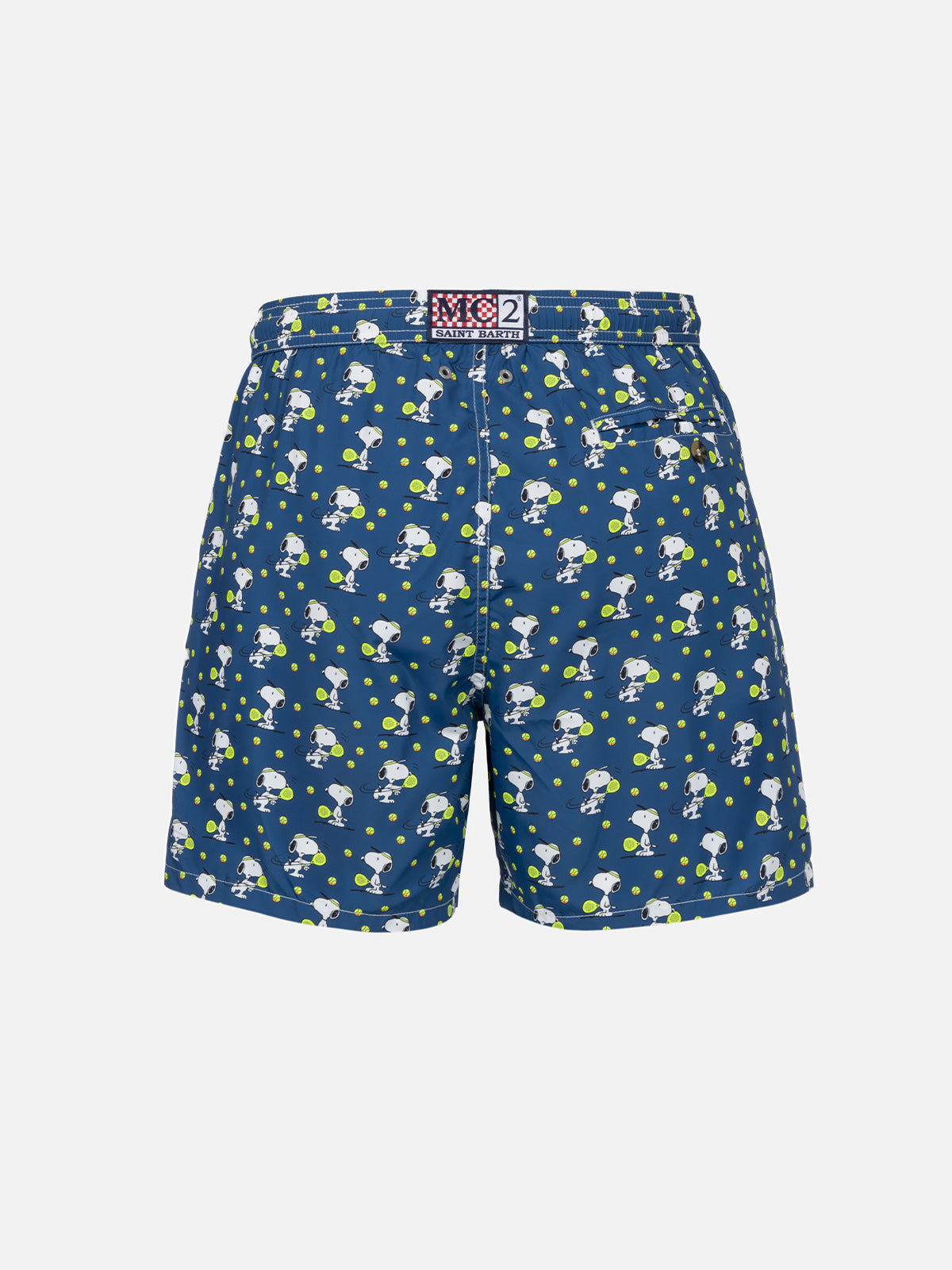 Man Lightweight Fabric Swim-Shorts Lighting Micro Fantasy With Snoopy Padel Print | Peanuts™ Special Edition Blue Swimshort