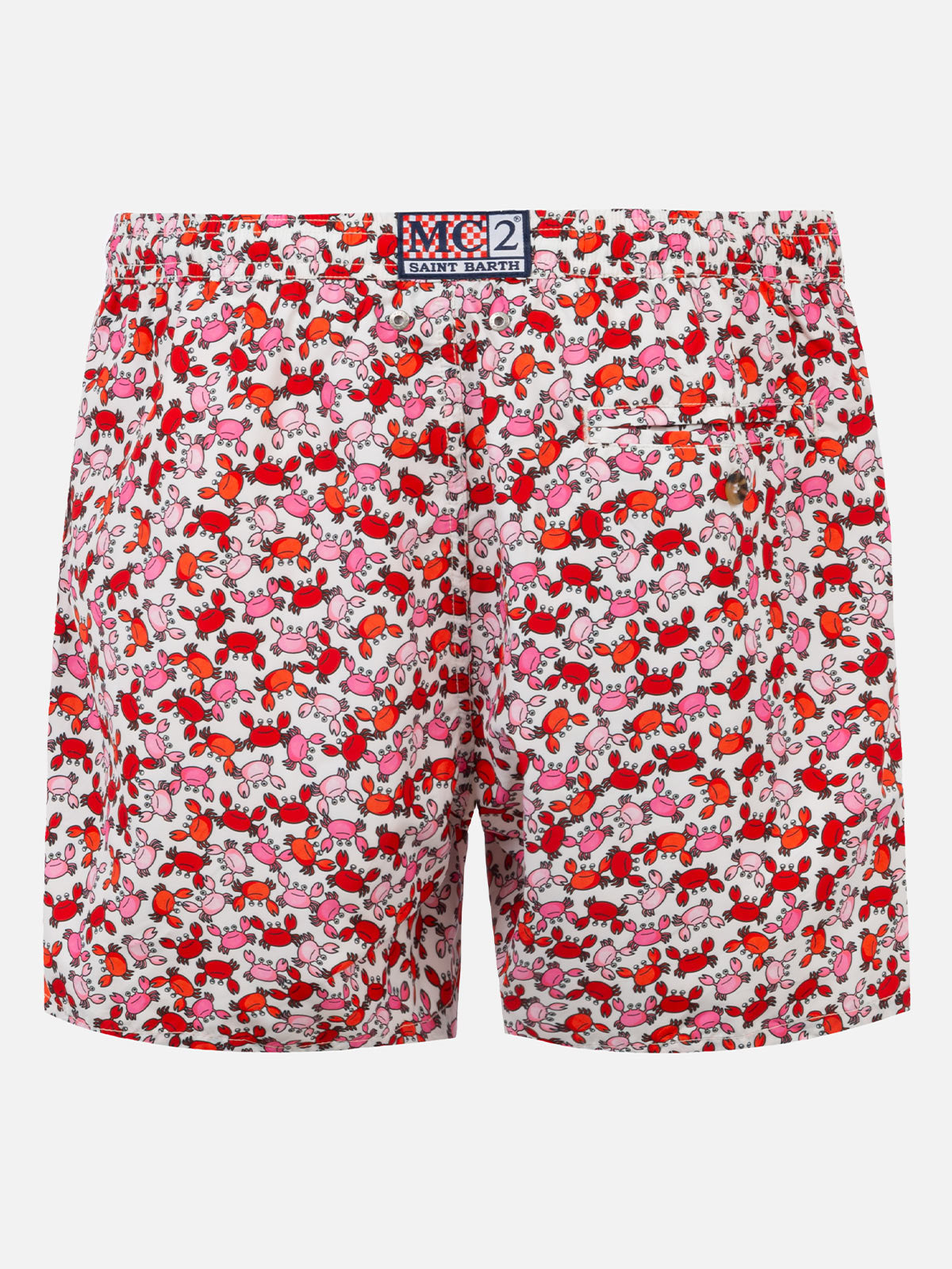 Man Swim Shorts With Crabs Print Swimshort