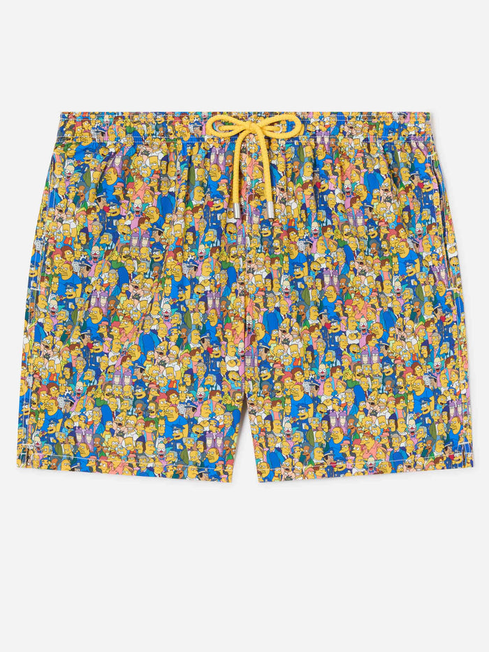 Lighting Micro Swim Shorts With Simpsons All-Over Print | Special Edition Yellow Swimshort