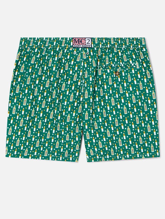 Green Lighting Micro Swim Shorts With Schweppes Print | Special Edition Swimshort