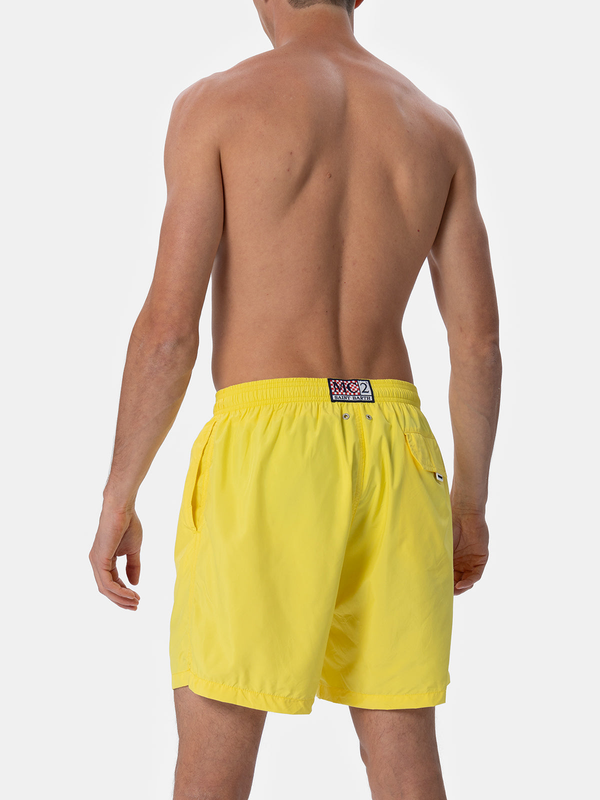 Man Lightweight Fabric Light Yellow Swim Shorts Lighting Pantone | Pantone® Special Edition Swimshort