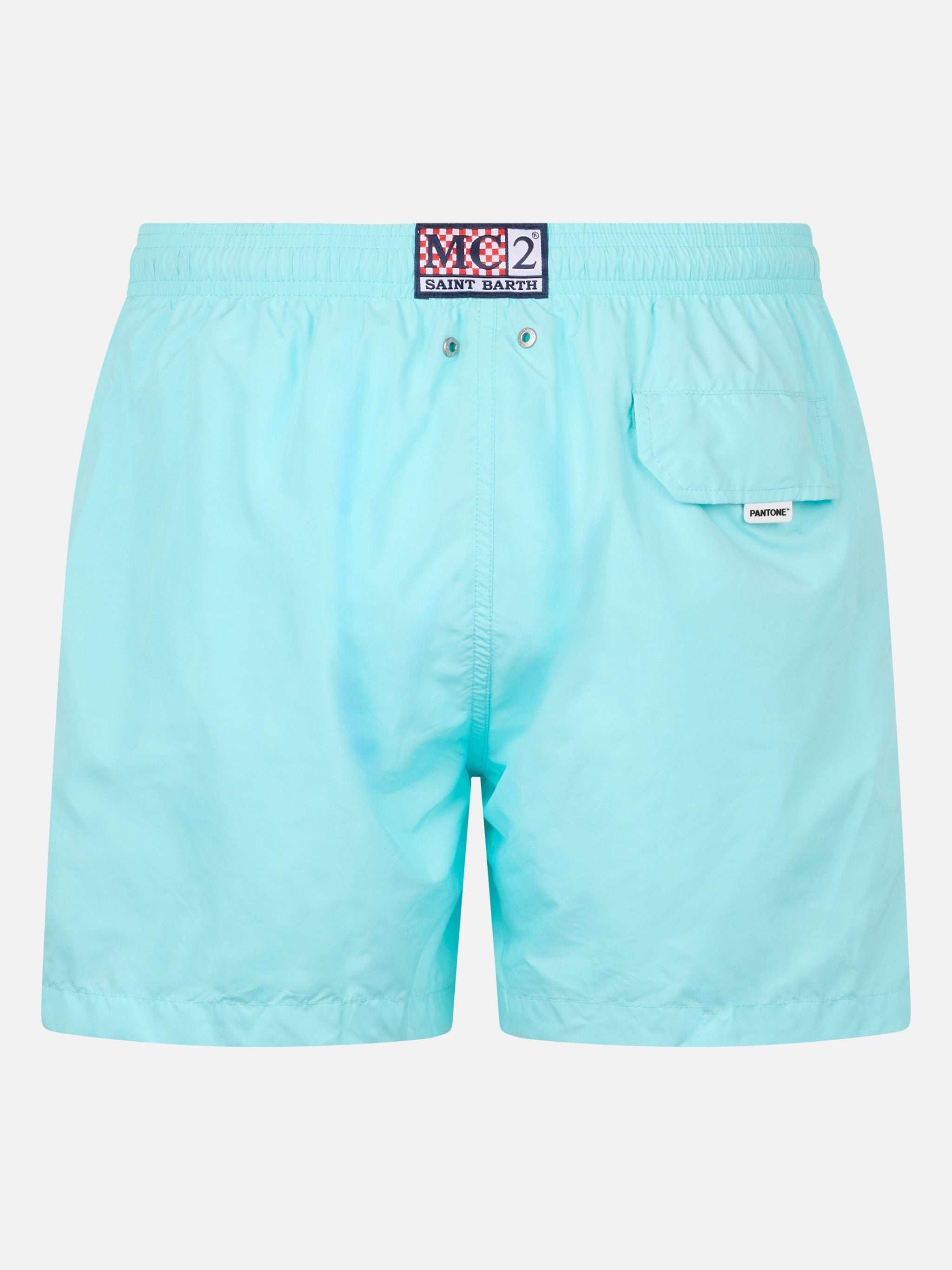 Man Lightweight Fabric Water Green Swim Shorts Lighting Pantone | Pantone® Special Edition Swimshort