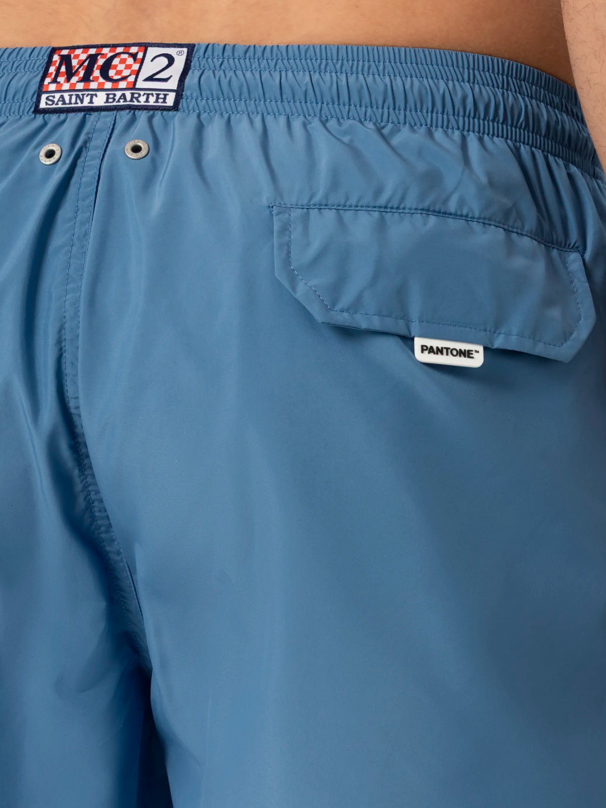 Lightweight Fabric Dusty Blue Swim Shorts Lighting Pantone | Pantone® Special Edition Swimshort