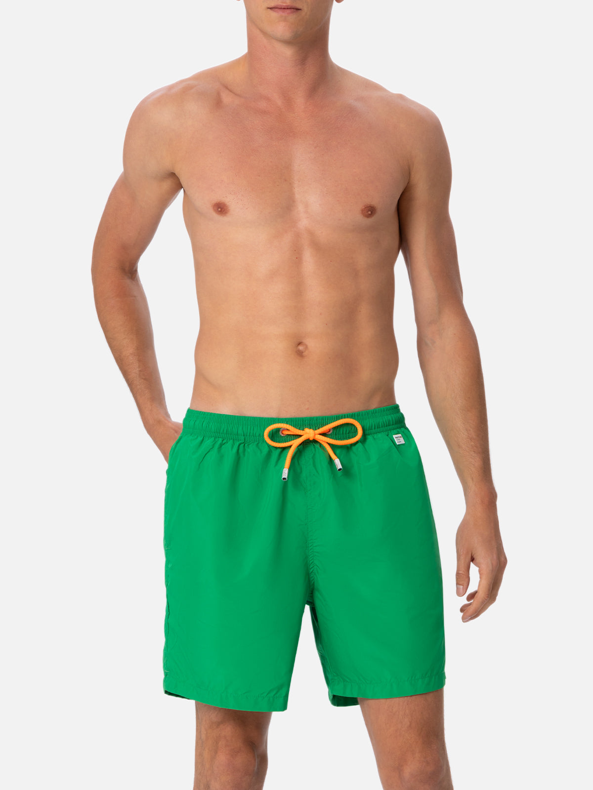 Man Lightweight Fabric Grass Green Swim-Shorts Lighting Pantone | Pantone® Special Edition __single__ Swimshort