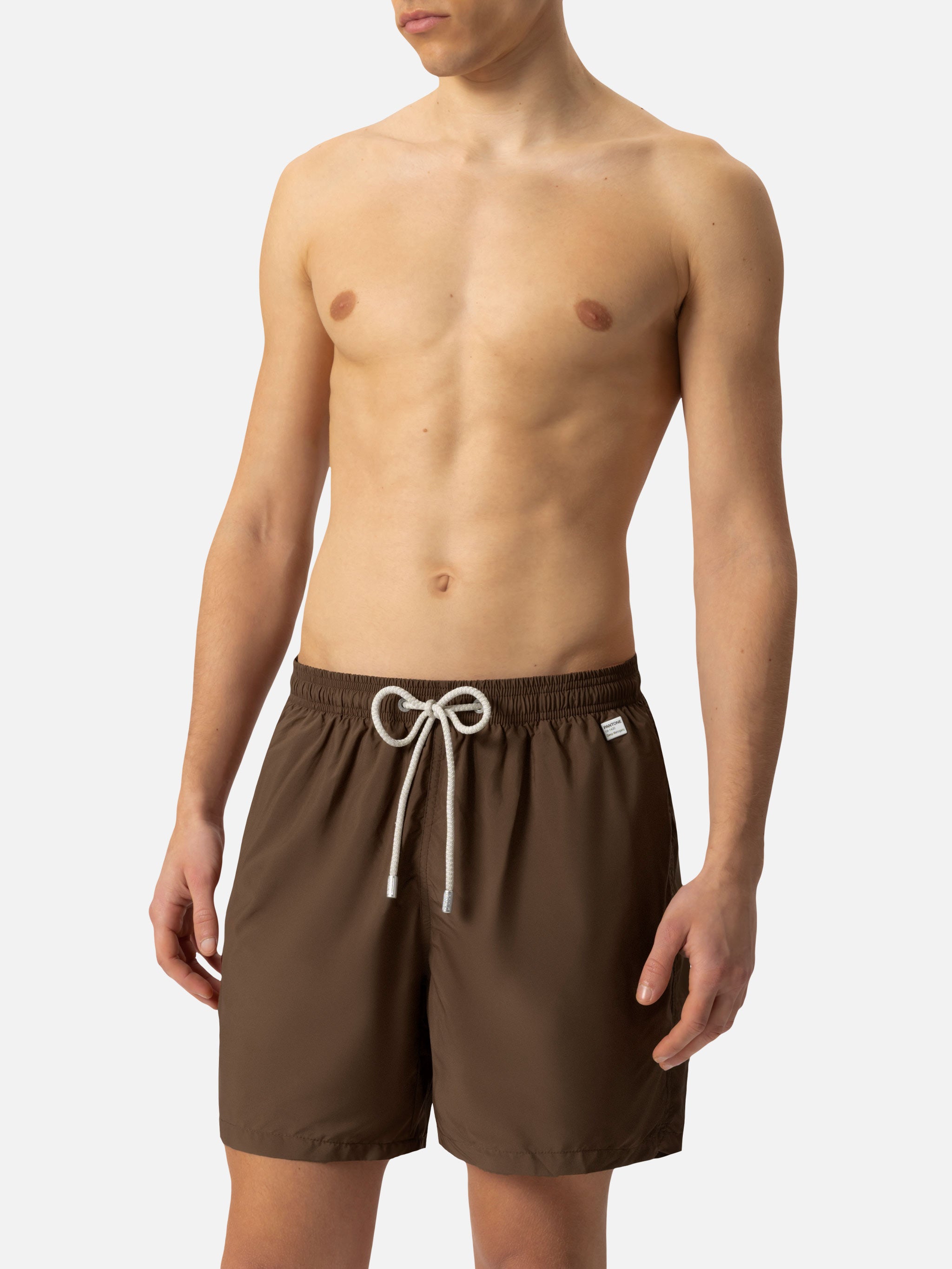 Lightweight Fabric Brown Swim Shorts Lighting Pantone | Pantone® Special Edition Swimshort