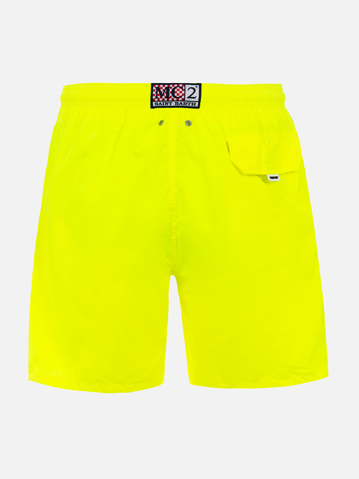 Man Lightweight Fabric Fluo Yellow Swim Shorts Lighting Pantone | Pantone® Special Edition Swimshort