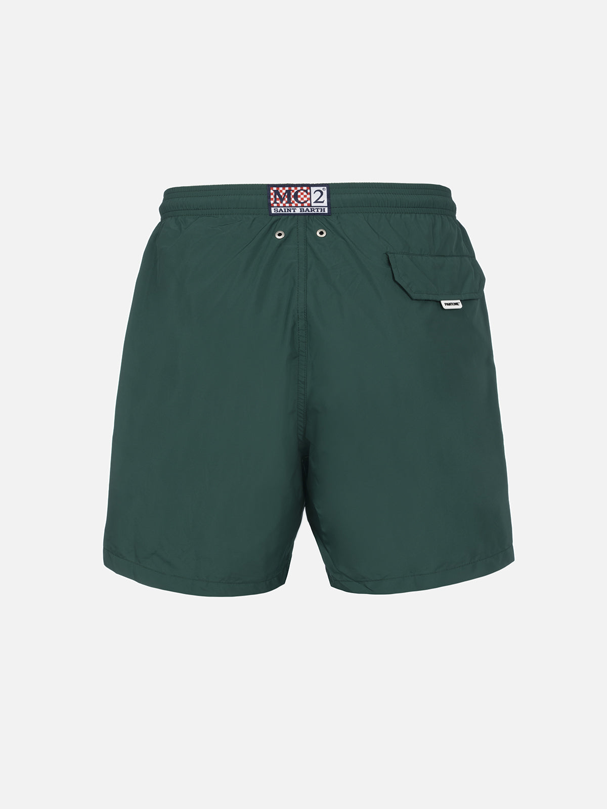 Man Lightweight Fabric British Green Swim Shorts Lighting Pantone | Pantone® Special Edition Swimshort