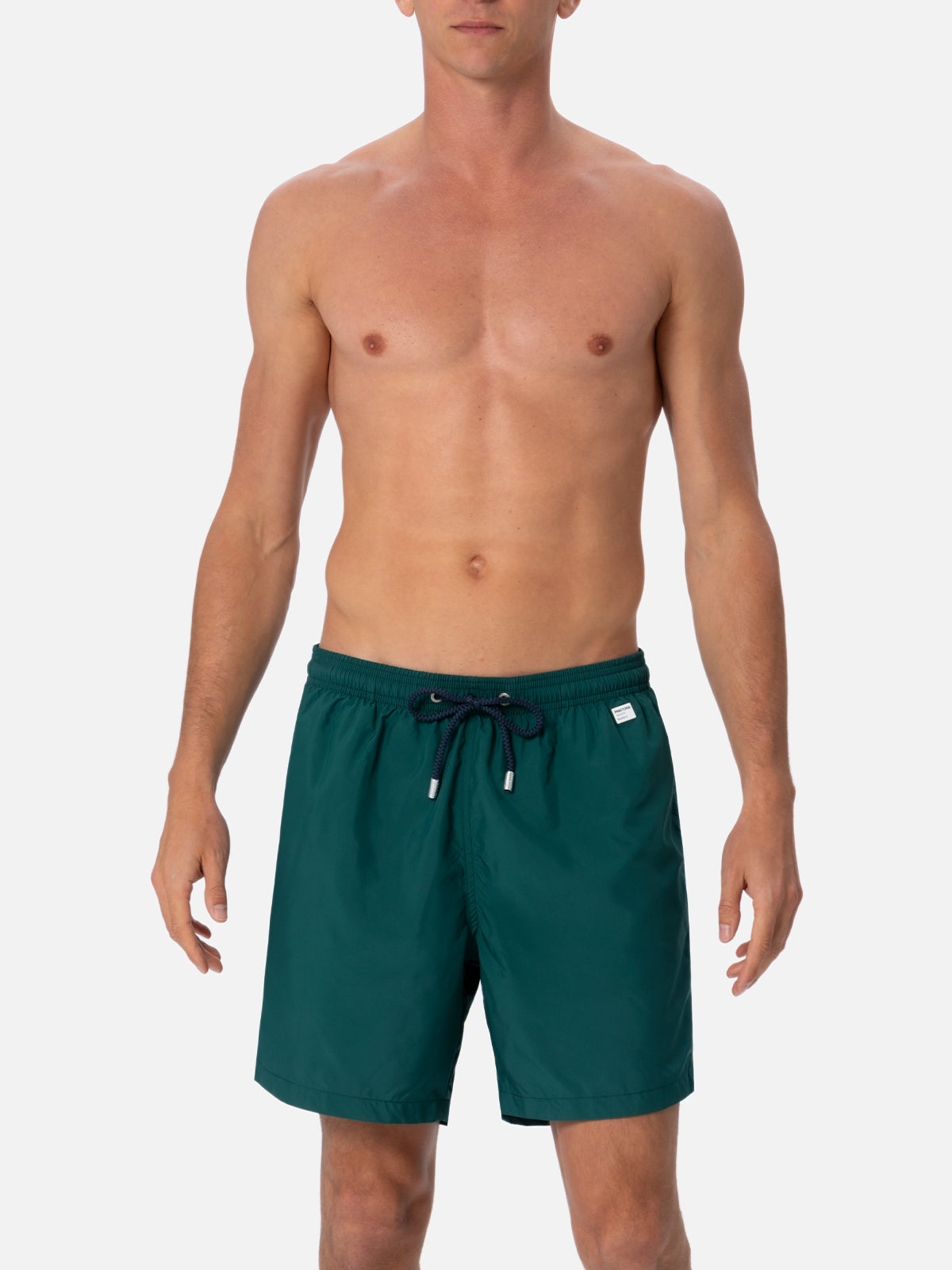 Man Lightweight Fabric British Green Swim Shorts Lighting Pantone | Pantone® Special Edition Swimshort