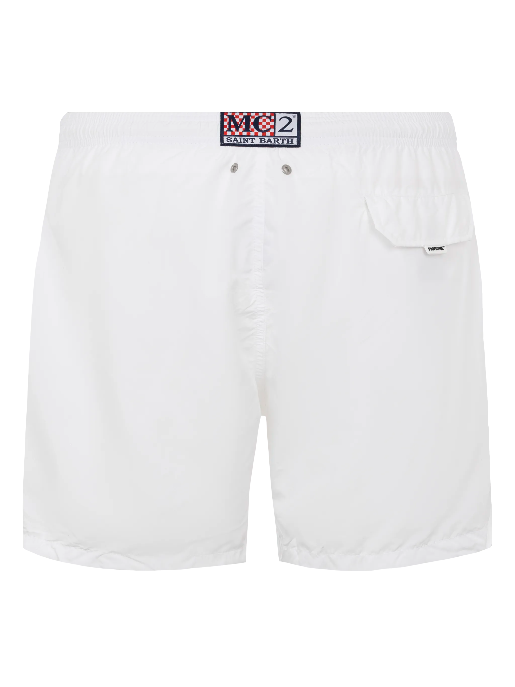 Lightweight Fabric White Swim Shorts Lighting Pantone | Pantone® Special Edition Swimshort