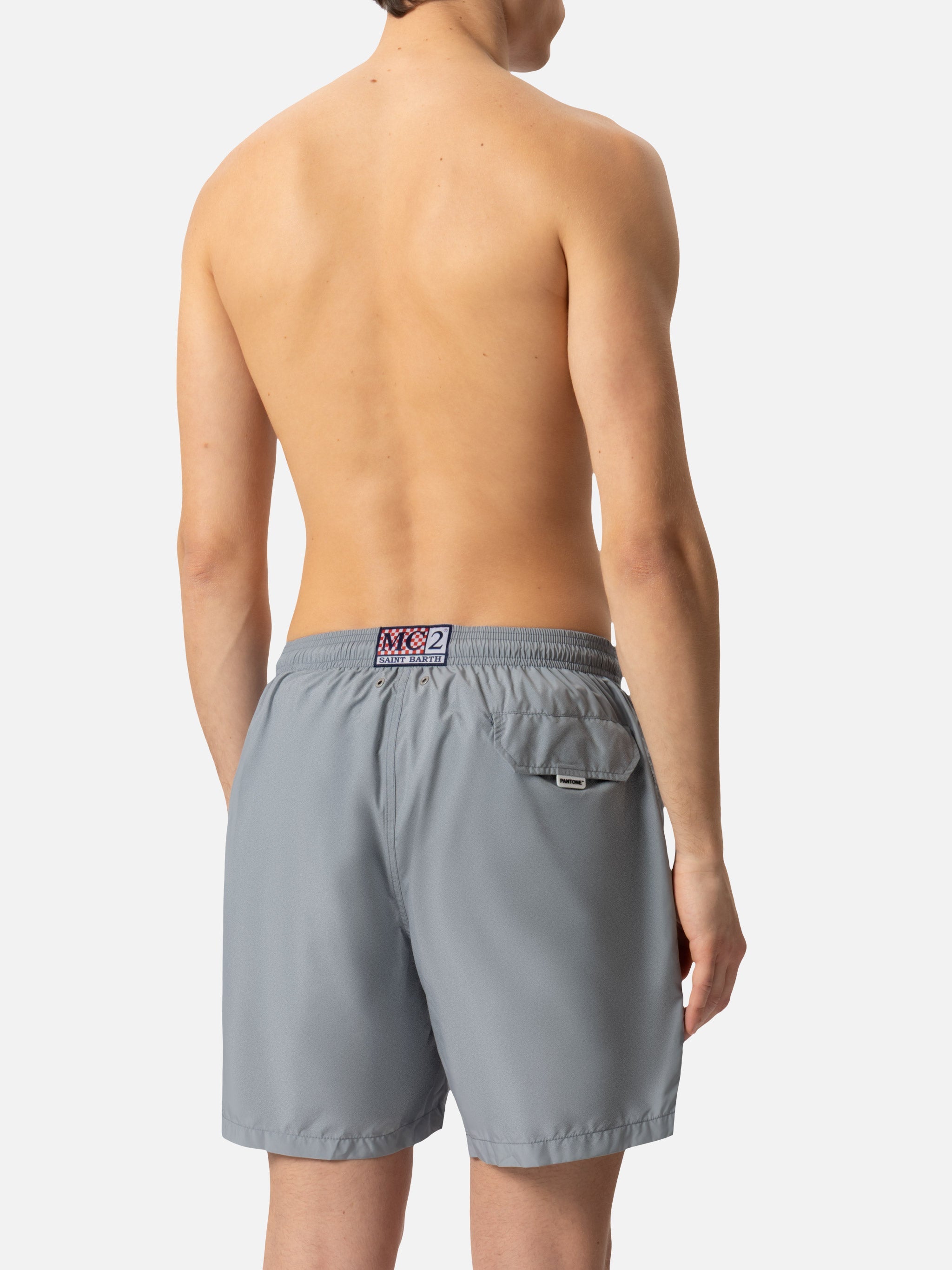 Lightweight Fabric Grey Swim Shorts Lighting Pantone | Pantone® Special Edition Swimshort