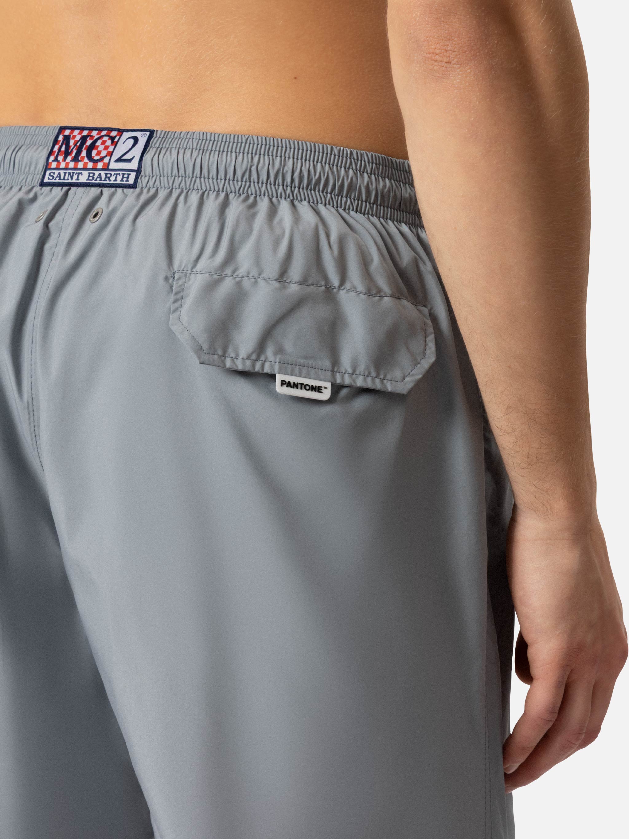 Lightweight Fabric Grey Swim Shorts Lighting Pantone | Pantone® Special Edition Swimshort