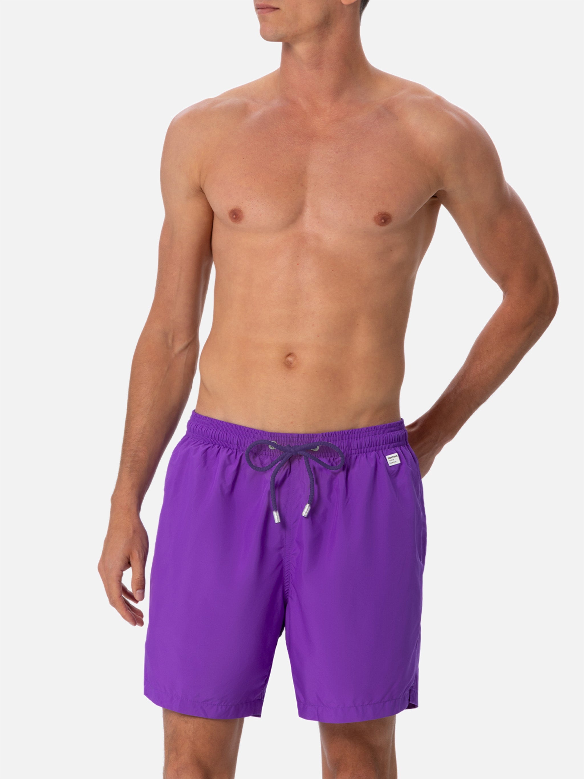 Lightweight Fabric Purple Swim Shorts Lighting Pantone | Pantone® Special Edition Pink Swimshort