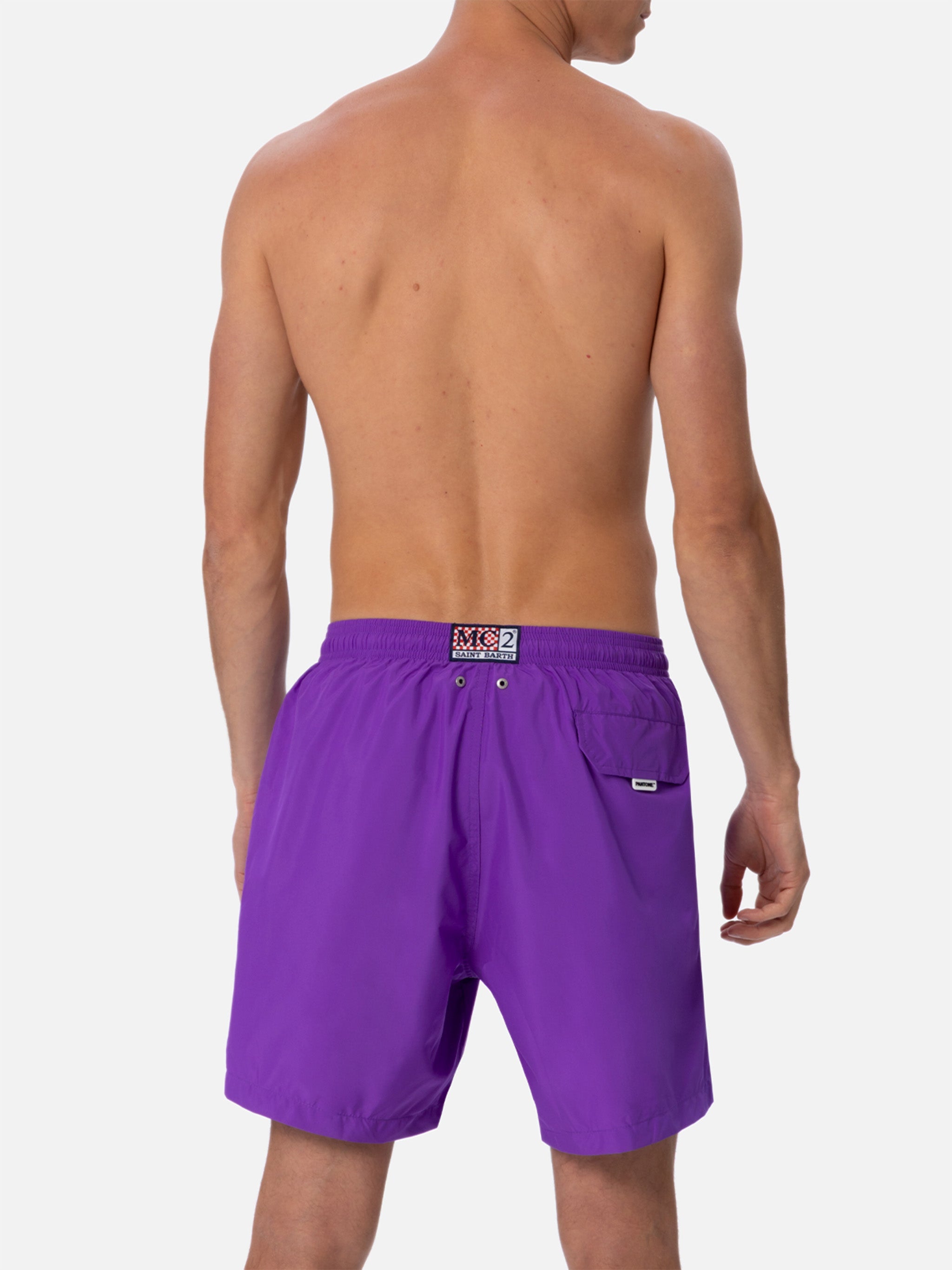 Lightweight Fabric Purple Swim Shorts Lighting Pantone | Pantone® Special Edition Pink Swimshort