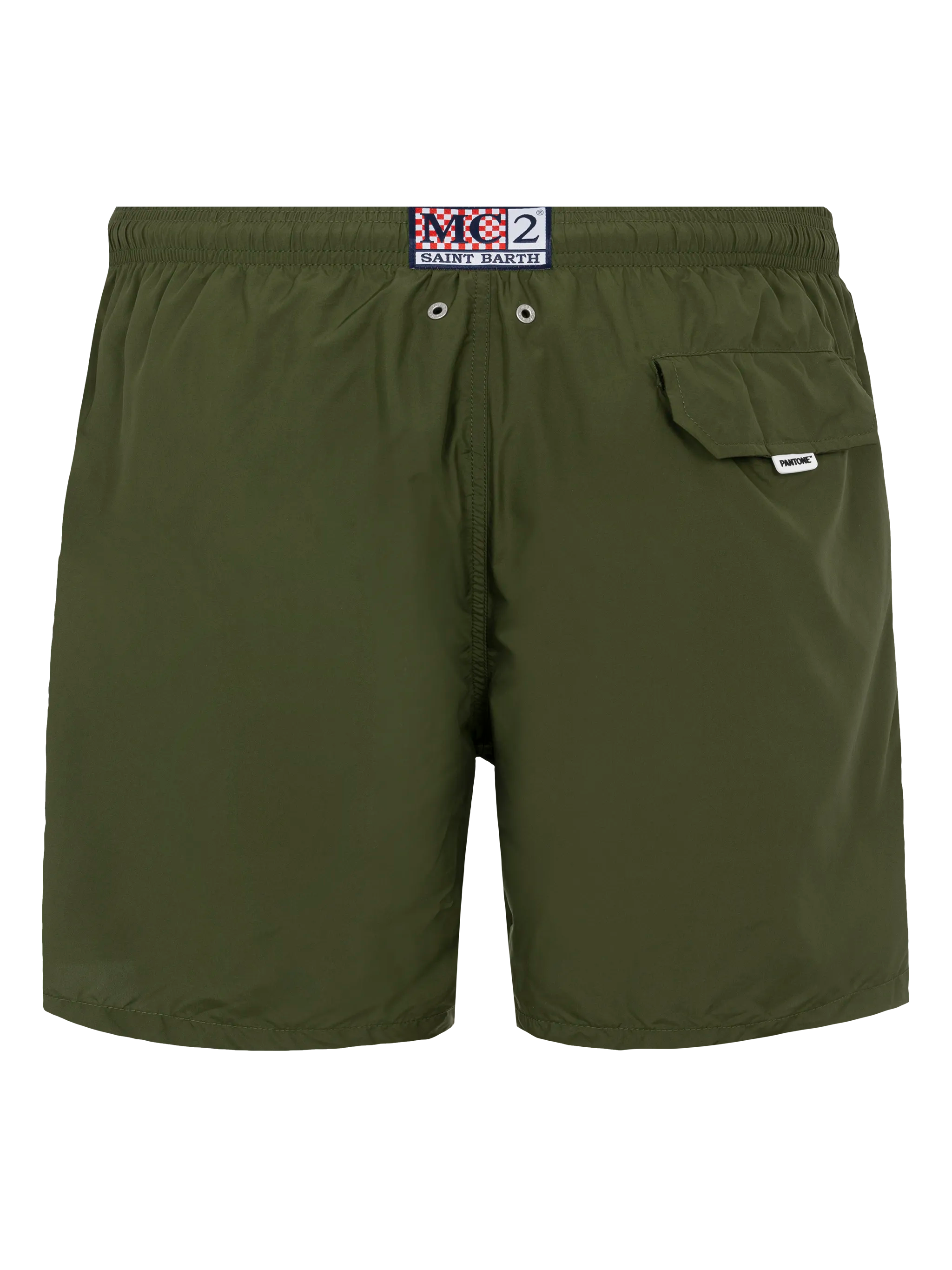 Lightweight Fabric Military Green Swim Shorts Lighting Pantone | Pantone® Special Edition Swimshort