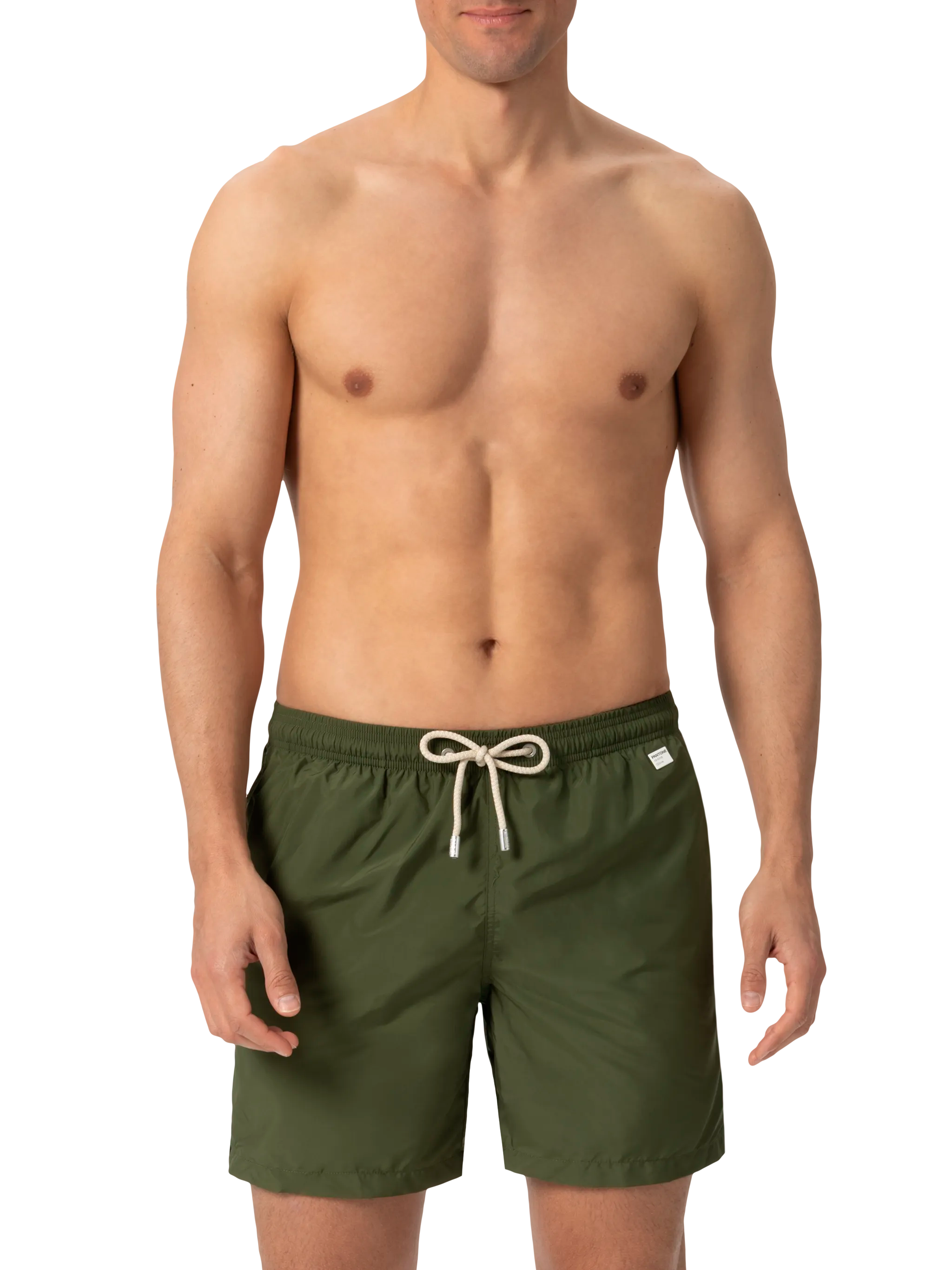 Lightweight Fabric Military Green Swim Shorts Lighting Pantone | Pantone® Special Edition Swimshort