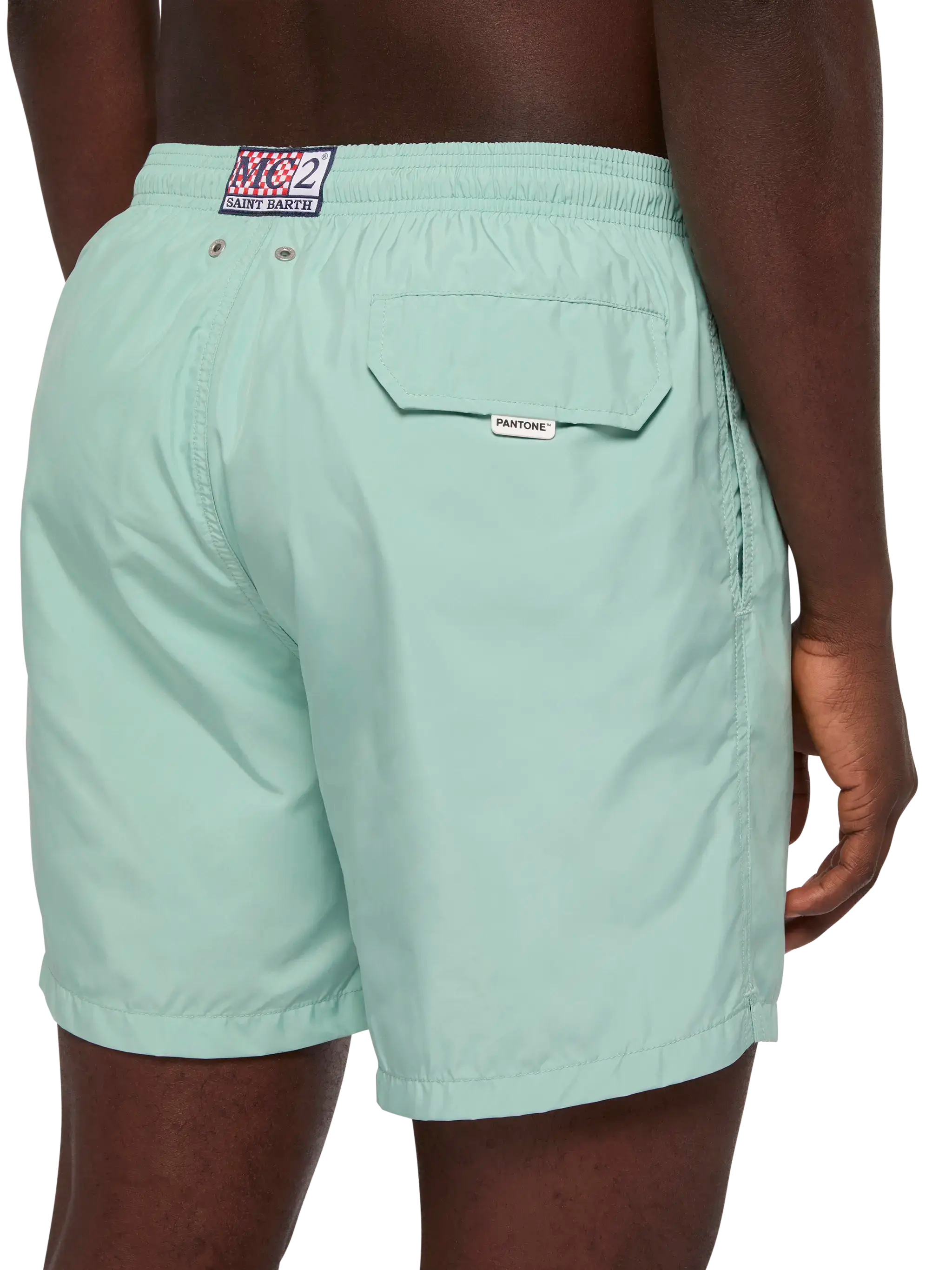 Lightweight Fabric Sage Green Swim Shorts Lighting Pantone | Pantone® Special Edition Swimshort