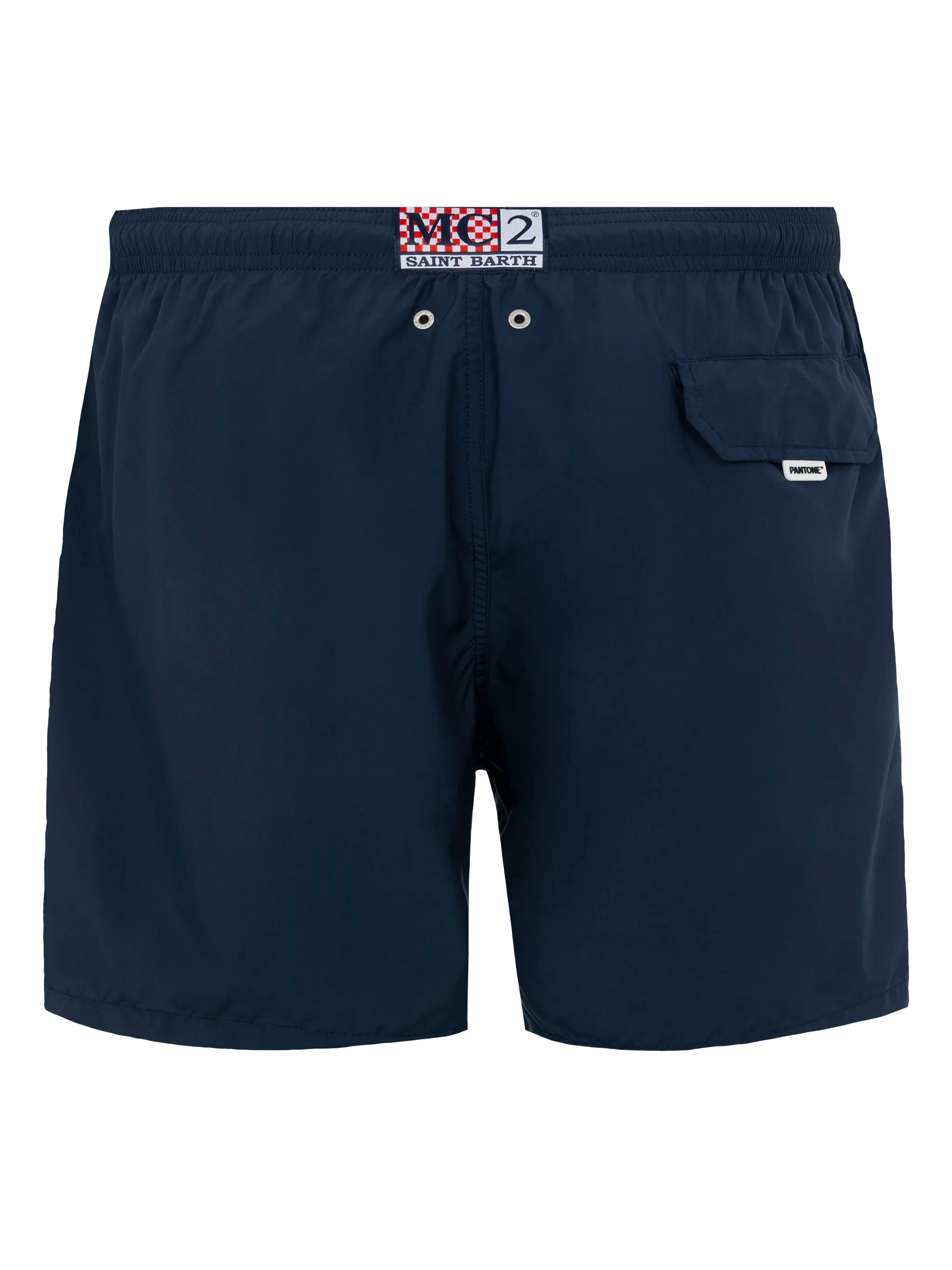 Man Lightweight Fabric Navy Swim Shorts Lighting Pantone | Pantone® Special Edition Blue Swimshort