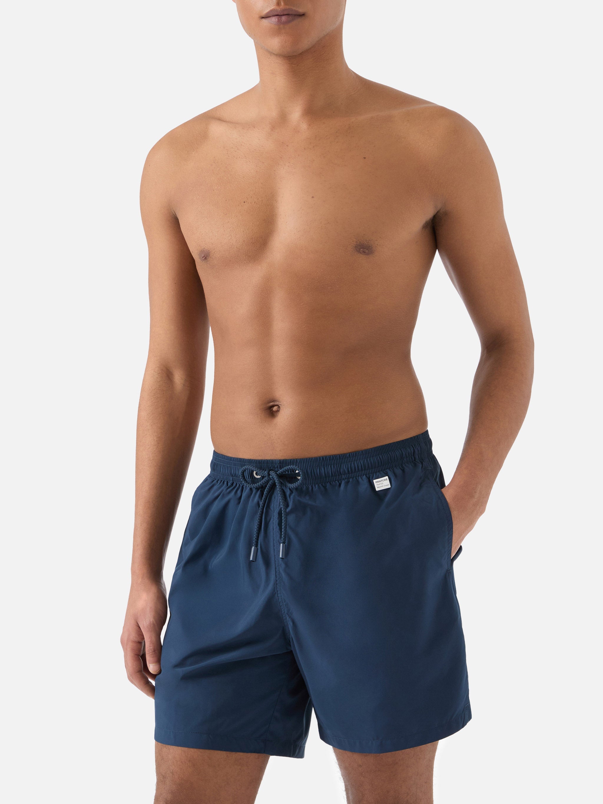 Lighting Pantone Swim Shorts Solid Dark Blue | Special Edition Green Swimshort