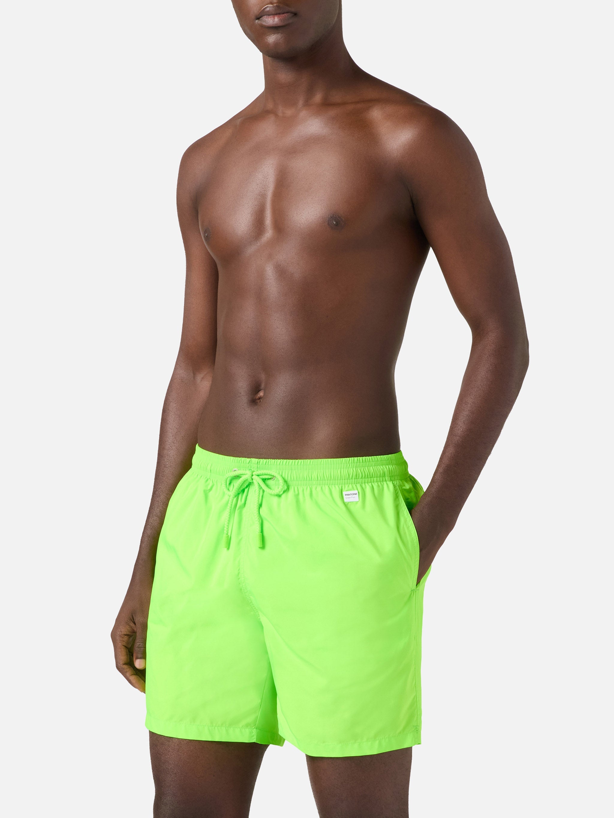 Lighting Pantone Swim Shorts Solid Fluo Green | Special Edition Swimshort