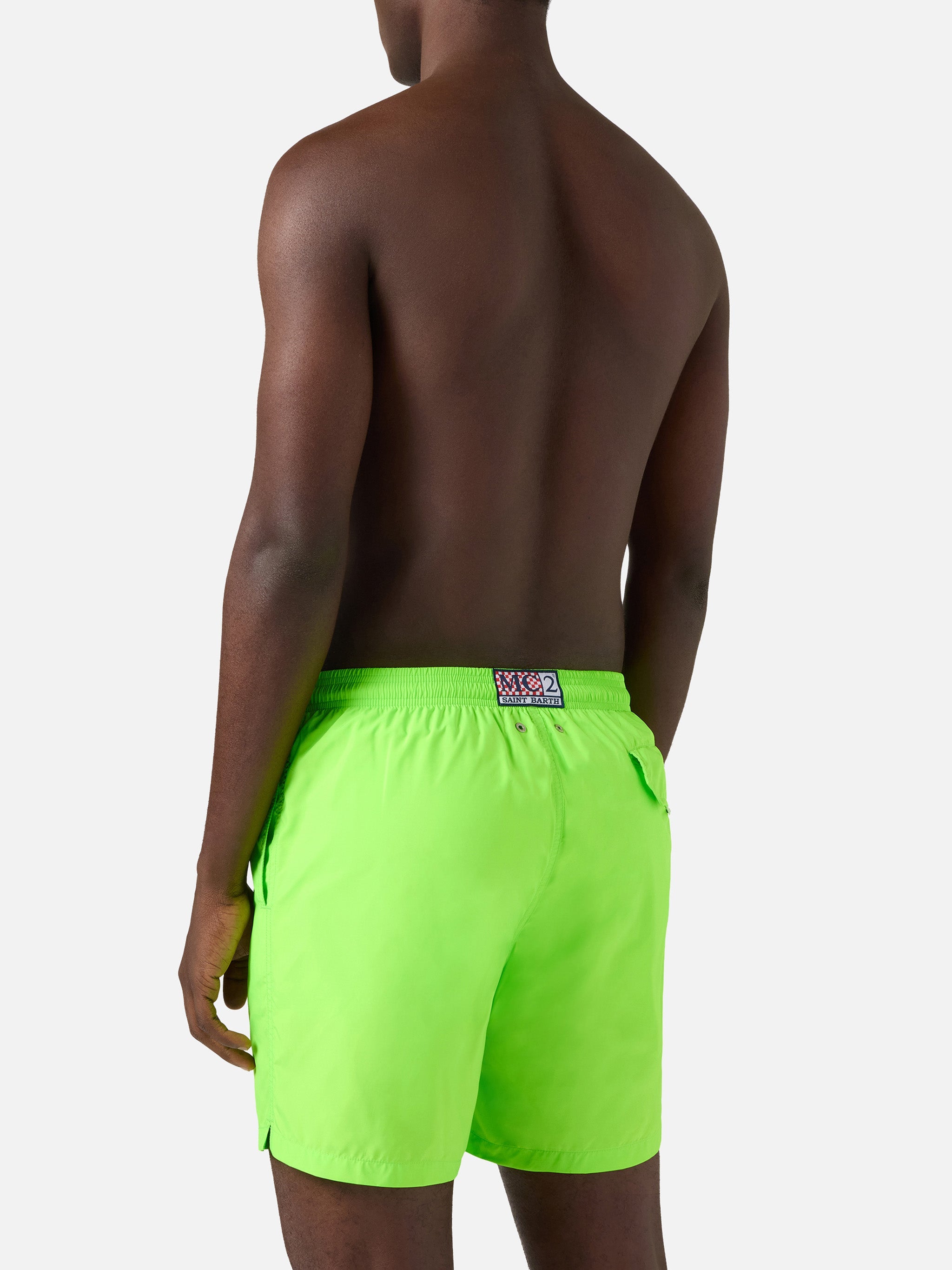 Lighting Pantone Swim Shorts Solid Fluo Green | Special Edition Swimshort