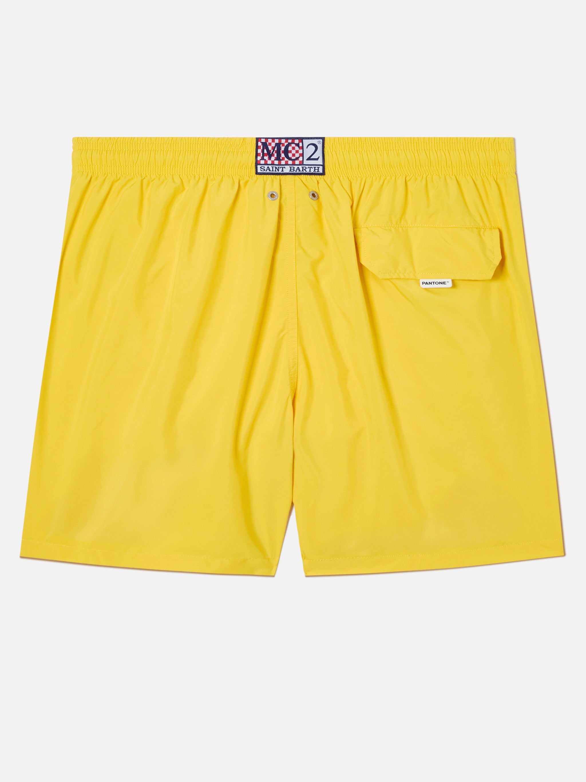Lighting Pantone Swim Shorts Solid Yellow | Special Edition Swimshort