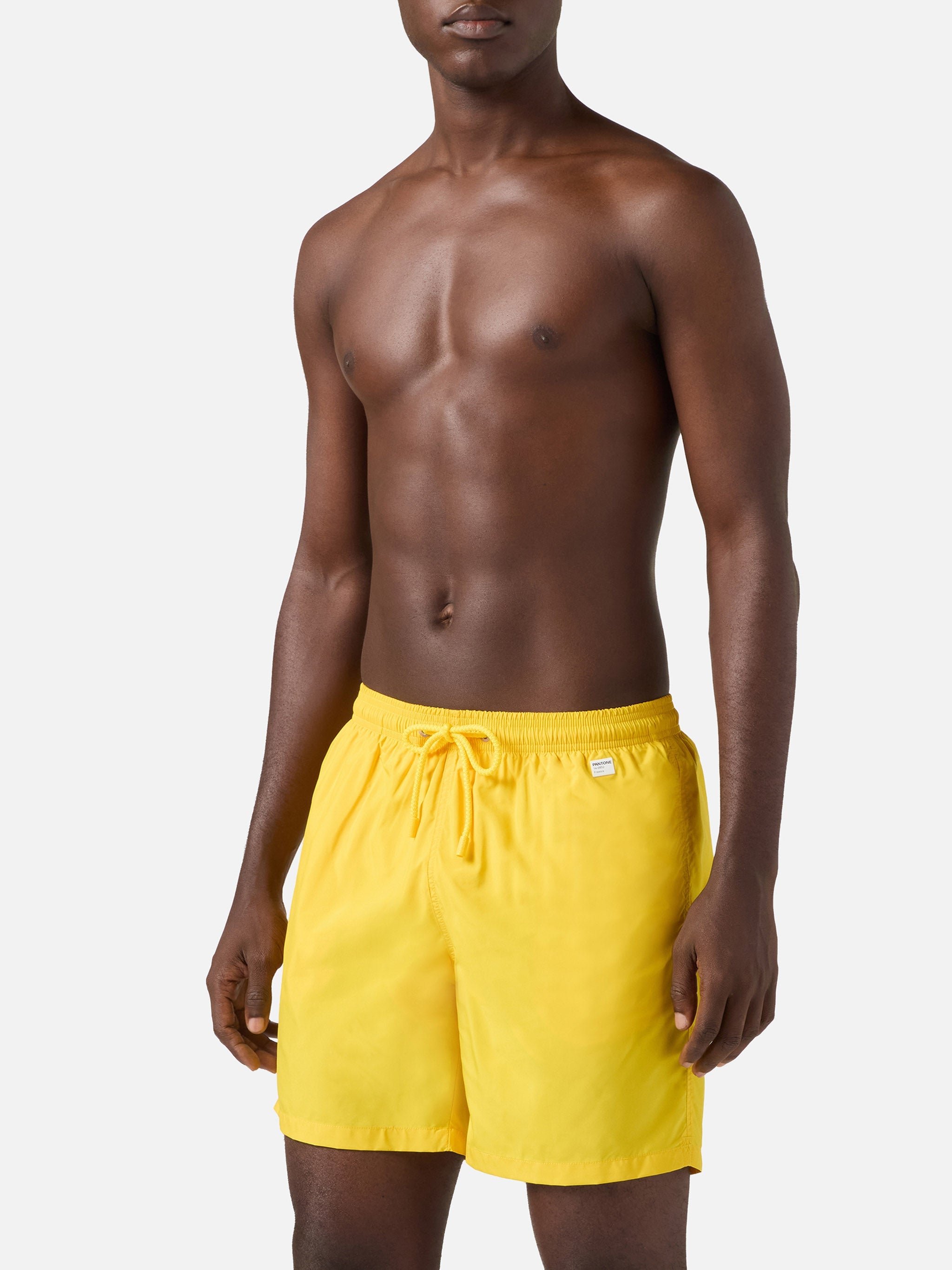 Lighting Pantone Swim Shorts Solid Yellow | Special Edition Swimshort