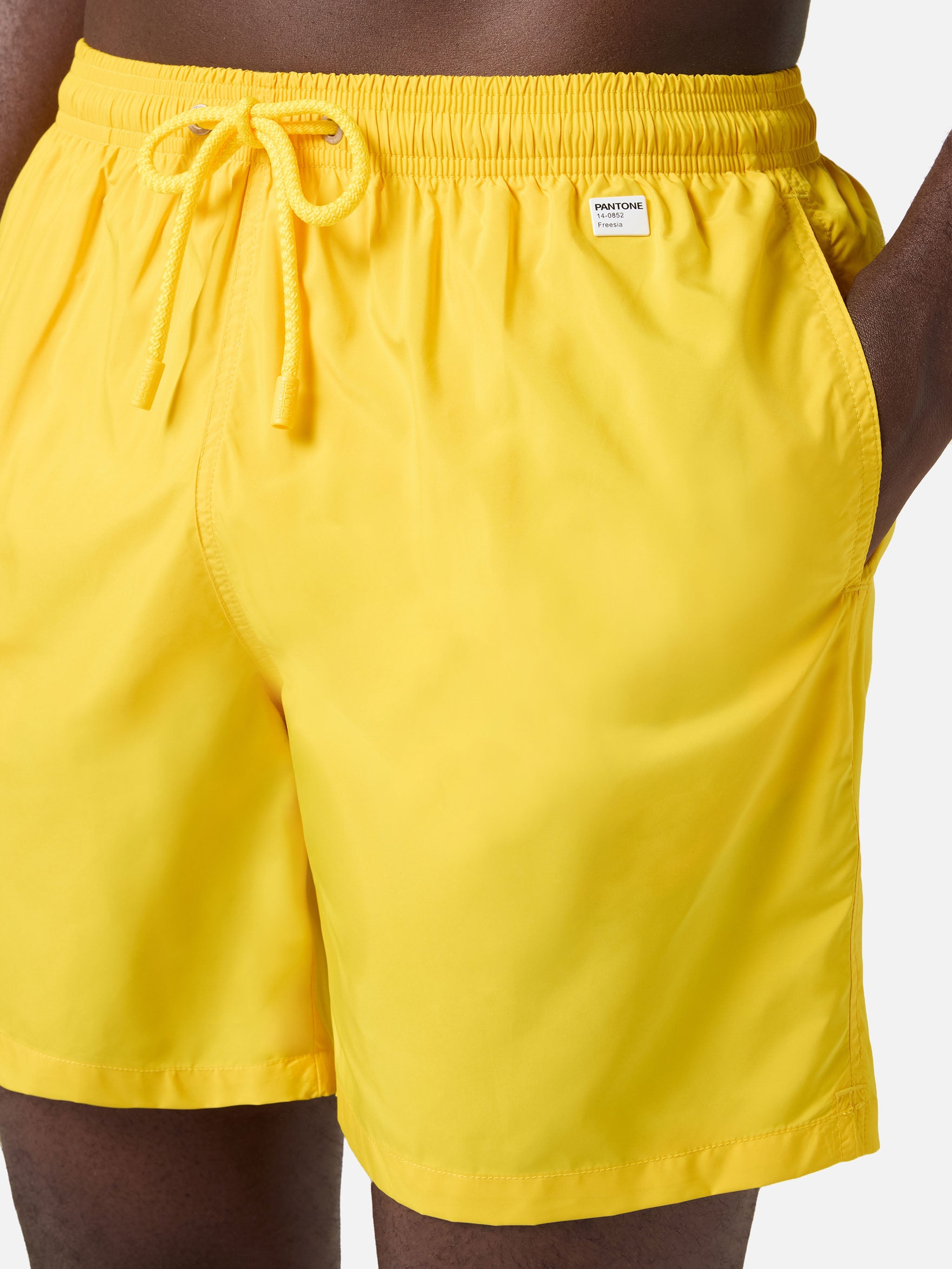 Lighting Pantone Swim Shorts Solid Yellow | Special Edition Swimshort