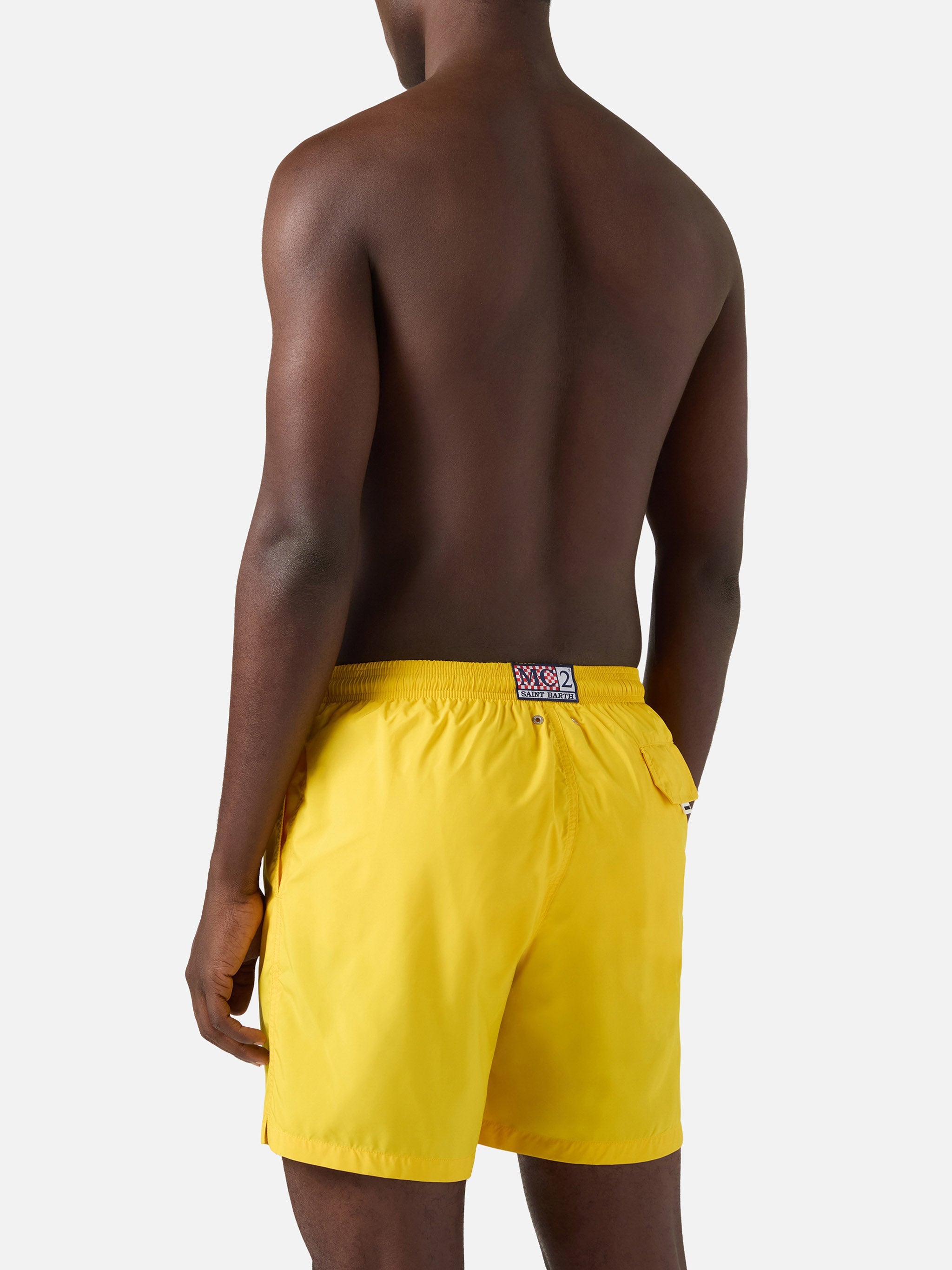 Lighting Pantone Swim Shorts Solid Yellow | Special Edition Swimshort