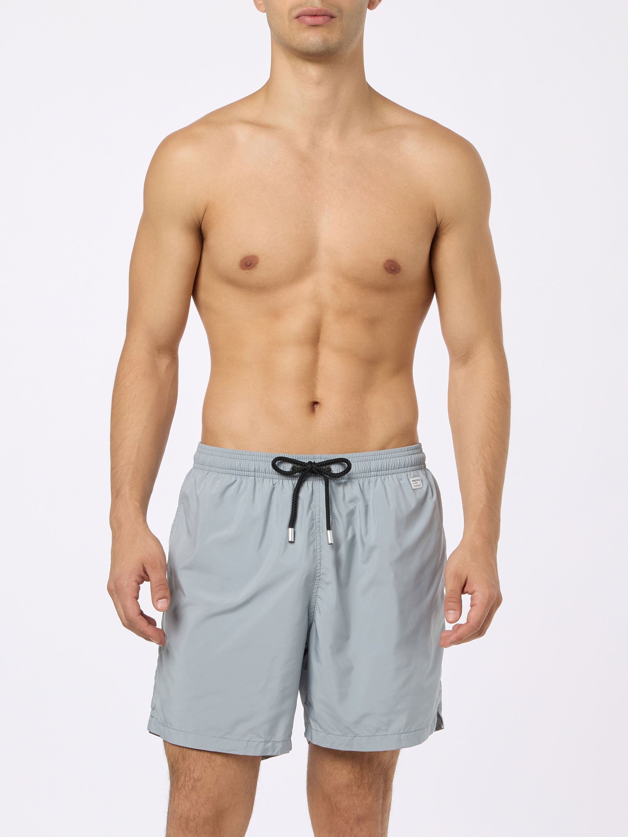 Man Lightweight Fabric Grey Swim Shorts Lighting Pantone | Pantone® Special Edition Swimshort