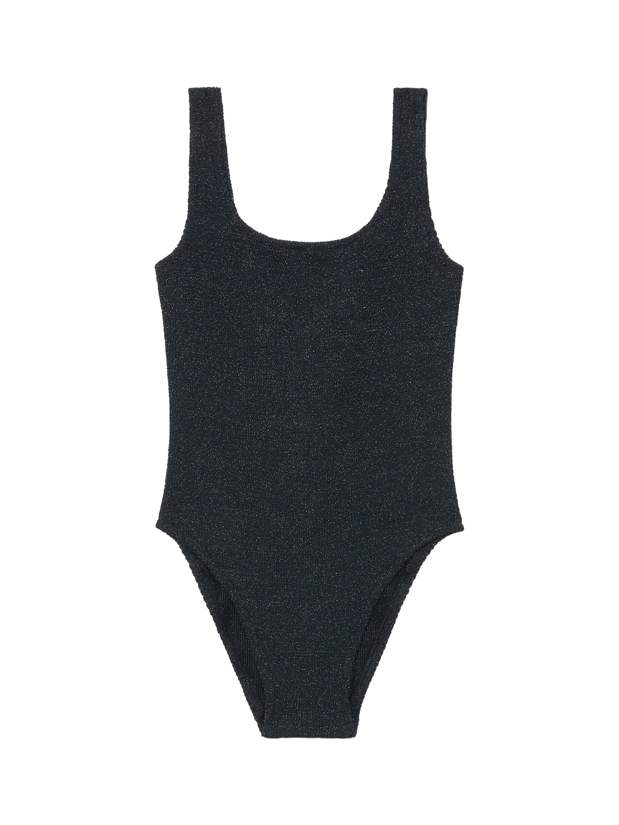 Lora Crinkle Lurex Black One-Piece Swimsuit One Piece