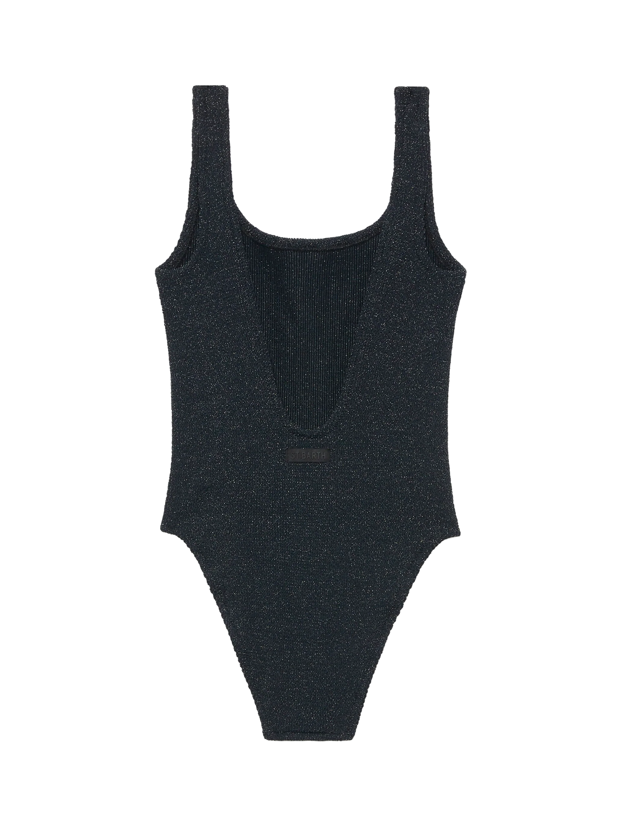 Lora Crinkle Lurex Black One-Piece Swimsuit One Piece